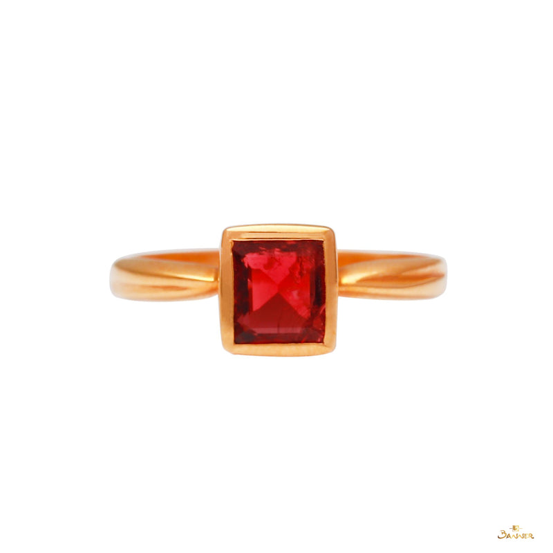 Emerald-cut Spinel Ring