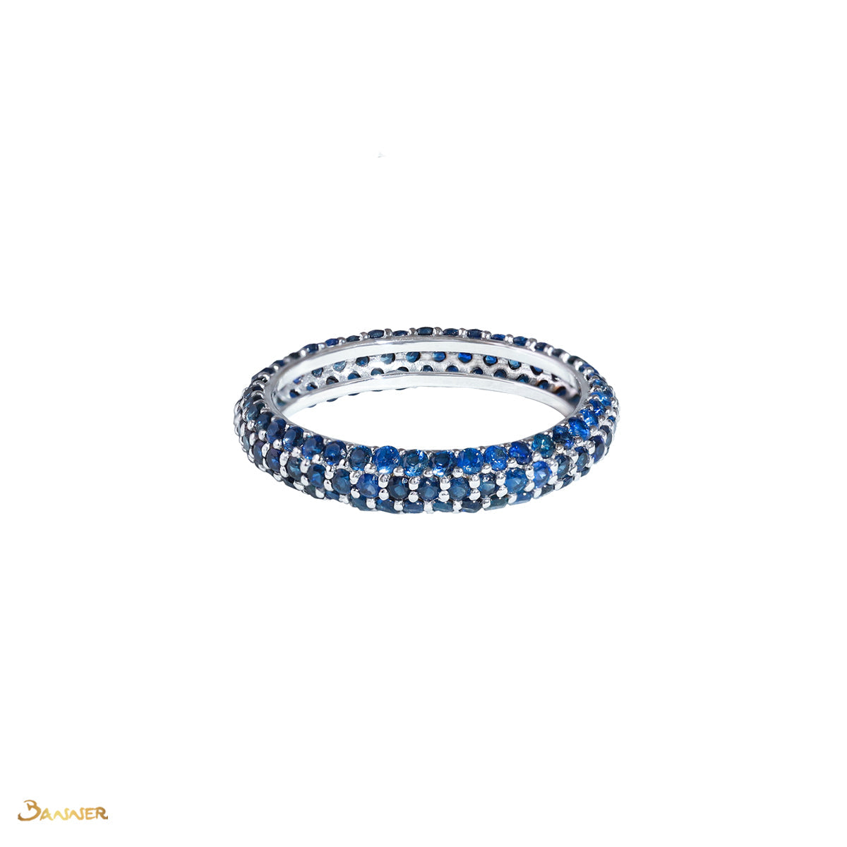 Sapphire Triple Eternity Ring