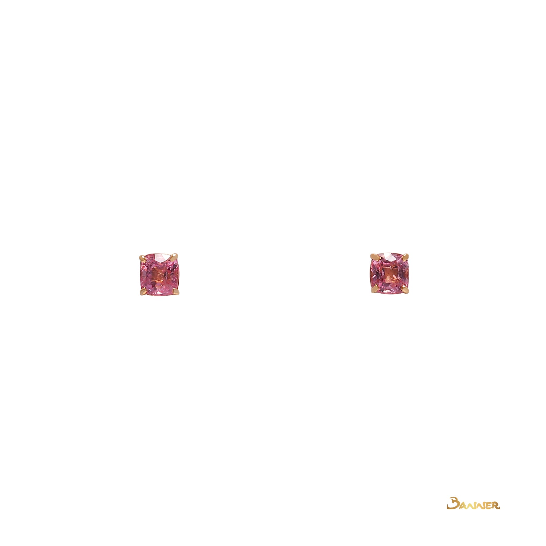 Pink Tourmaline and Diamond Dream Catcher Earrings