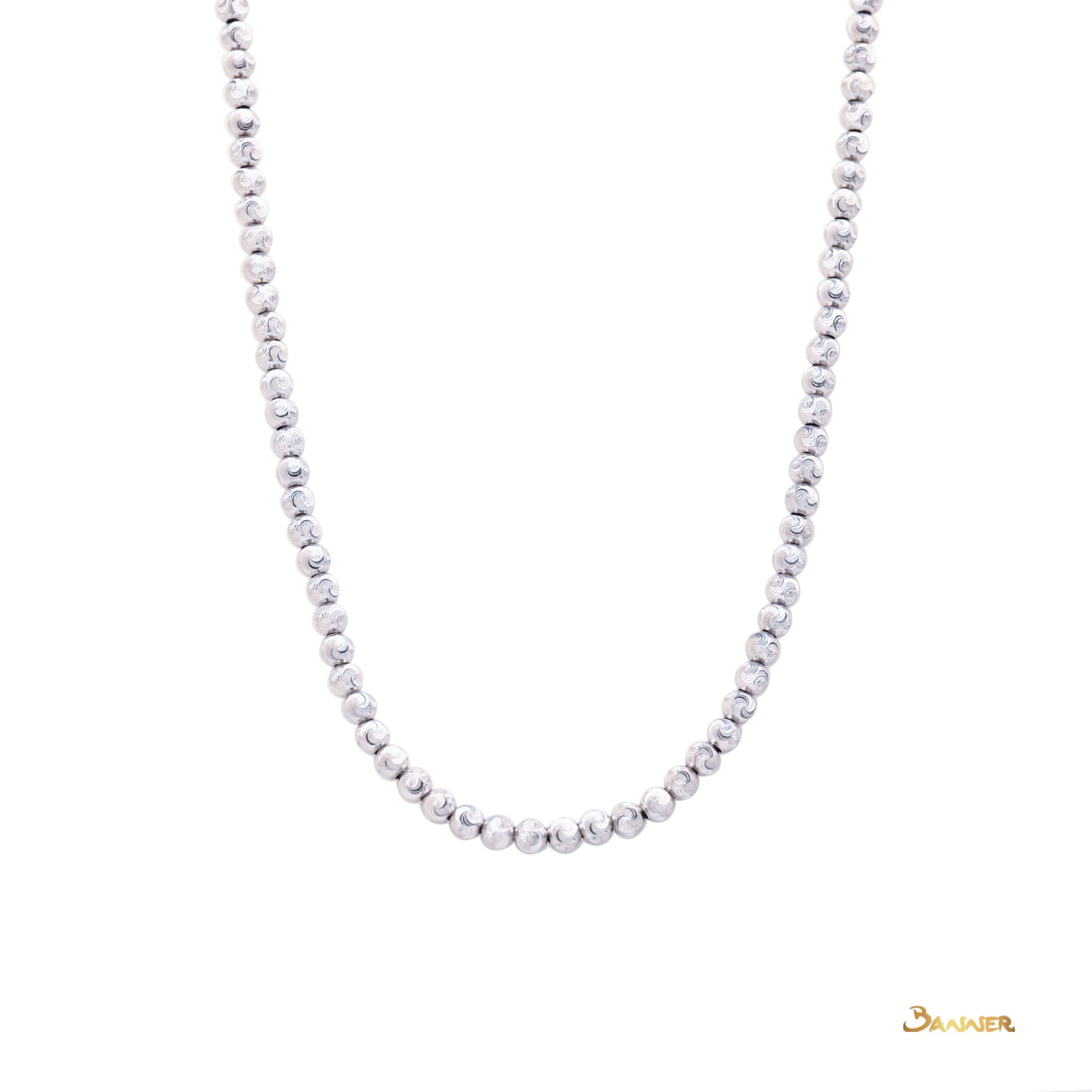 18k White Gold Necklace (19 inches)