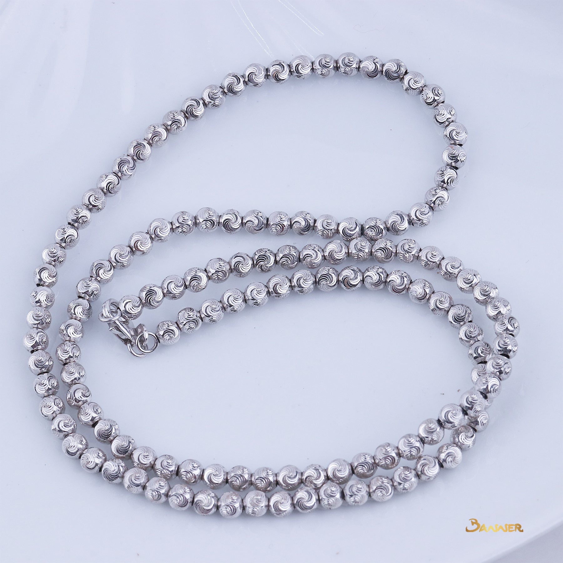 18k White Gold Necklace (19 inches)