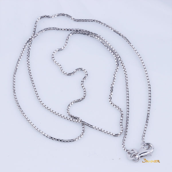 18k White Gold Necklace(18 inches)