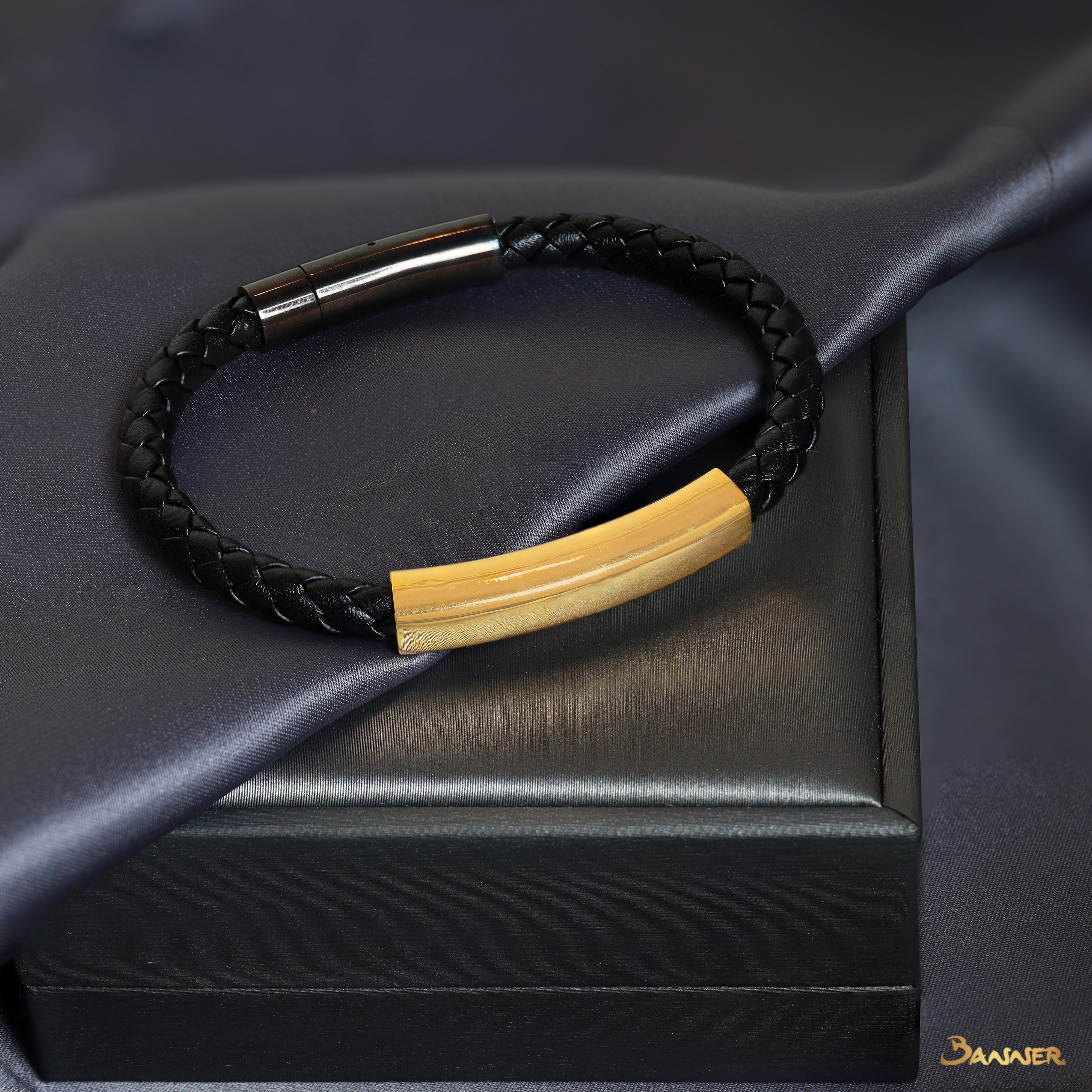 18K Yellow Gold Men Bracelet