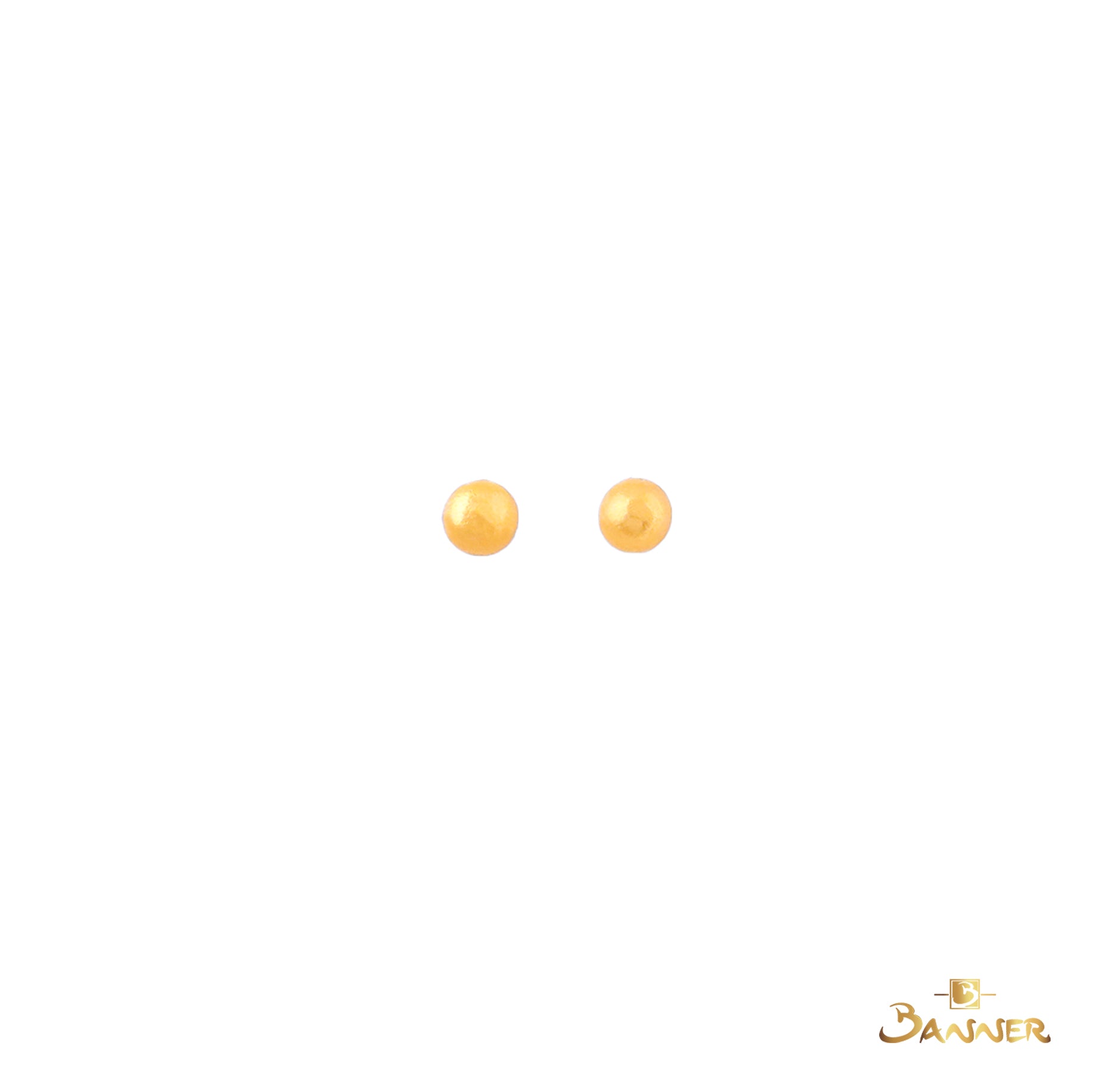 18k Yellow Gold Earth Earrings