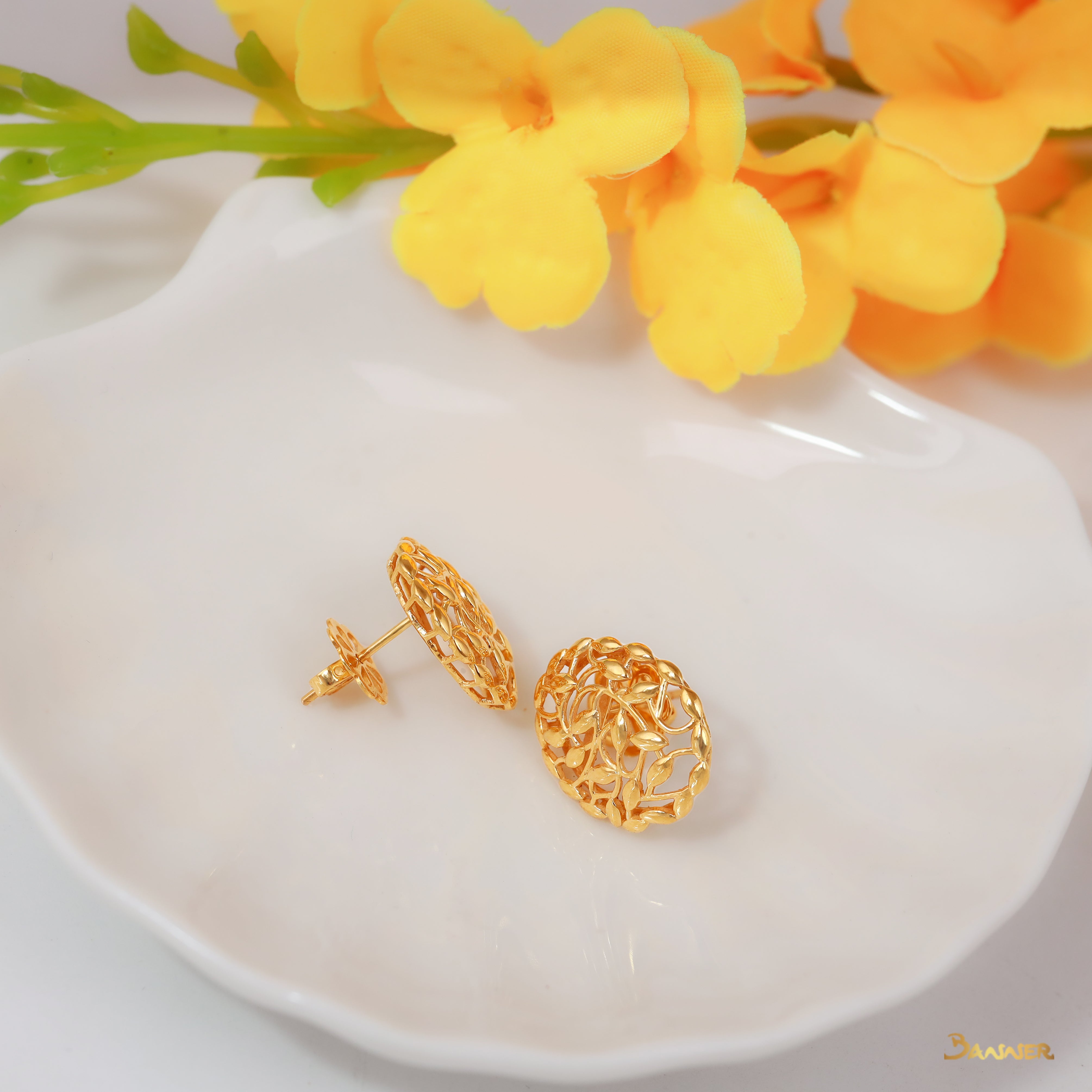 18k Gold Kanote Earrings