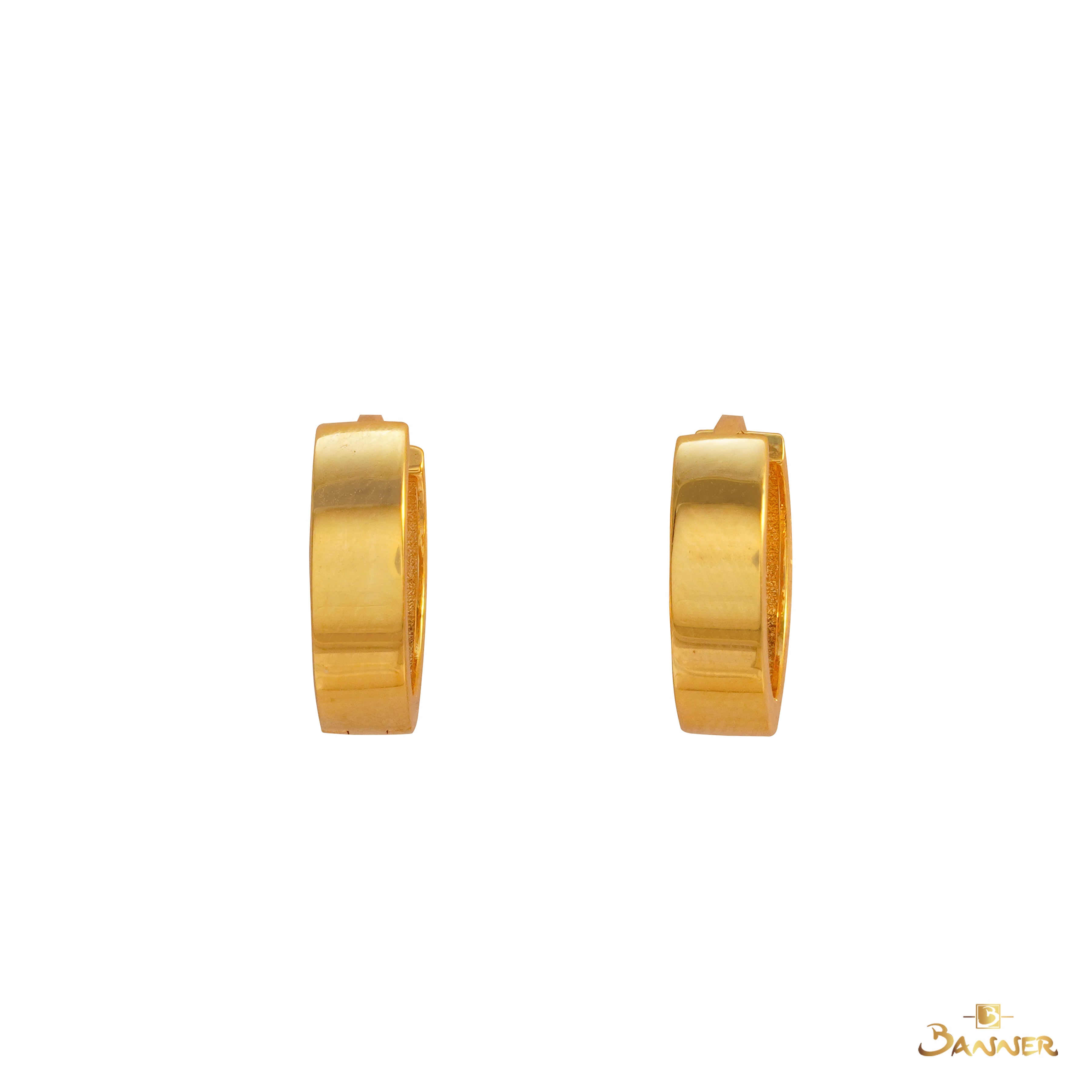 18K Gold Petite Hoop Earrings
