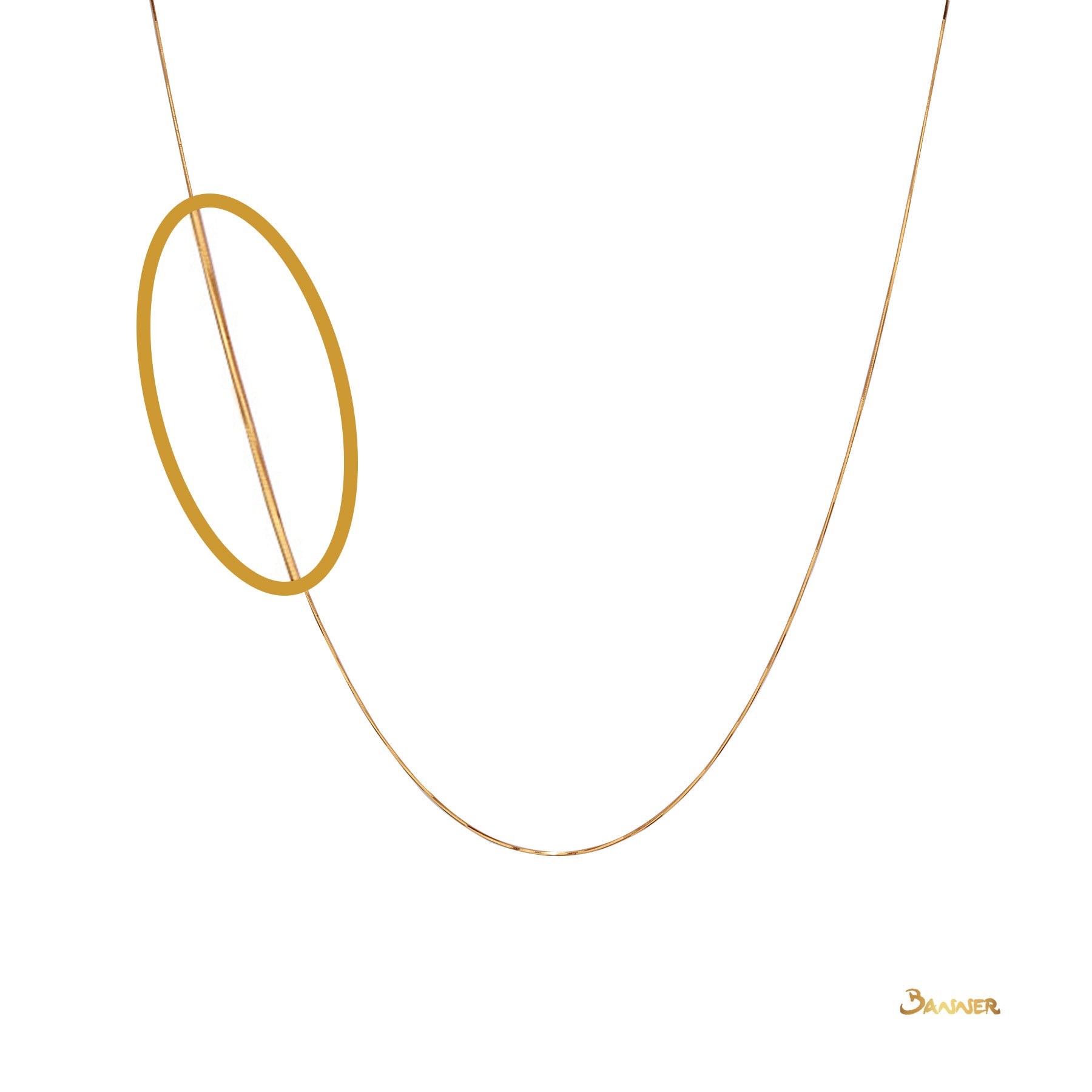 18k Yellow Gold Necklace ( 16" - 18" )