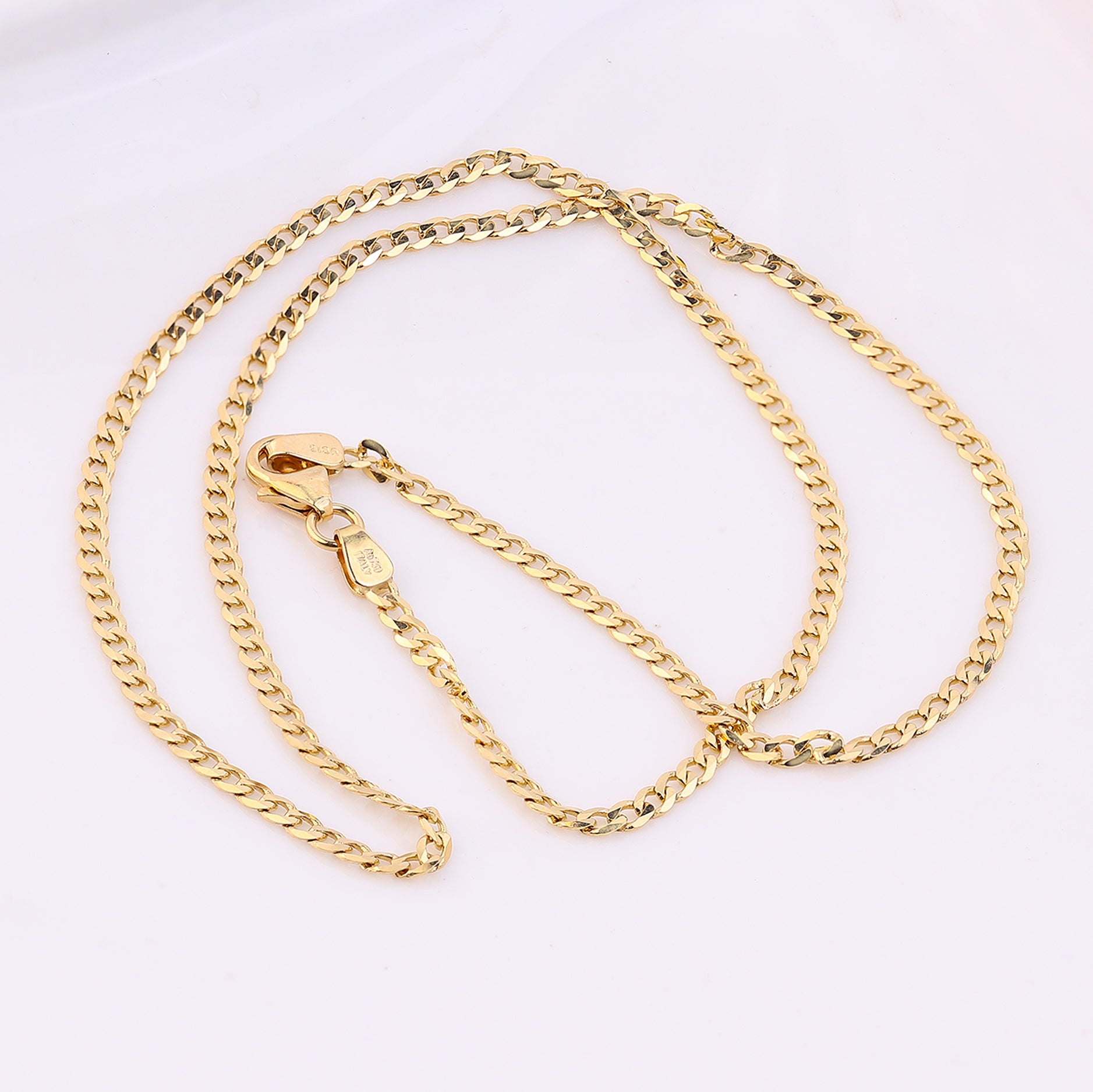 18k Yellow Gold Necklace (16 inches)