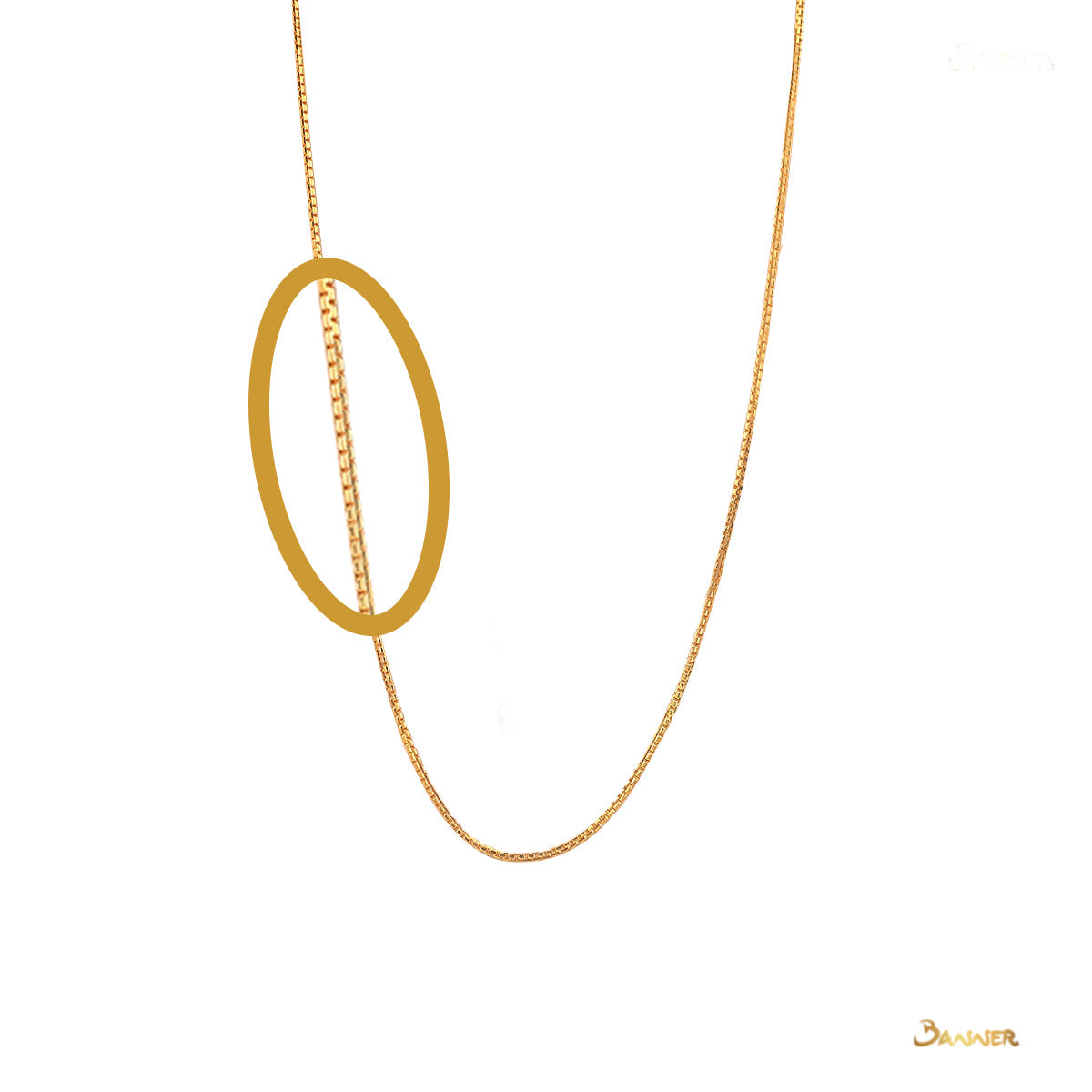 18k Yellow Gold Necklace (16 inches)