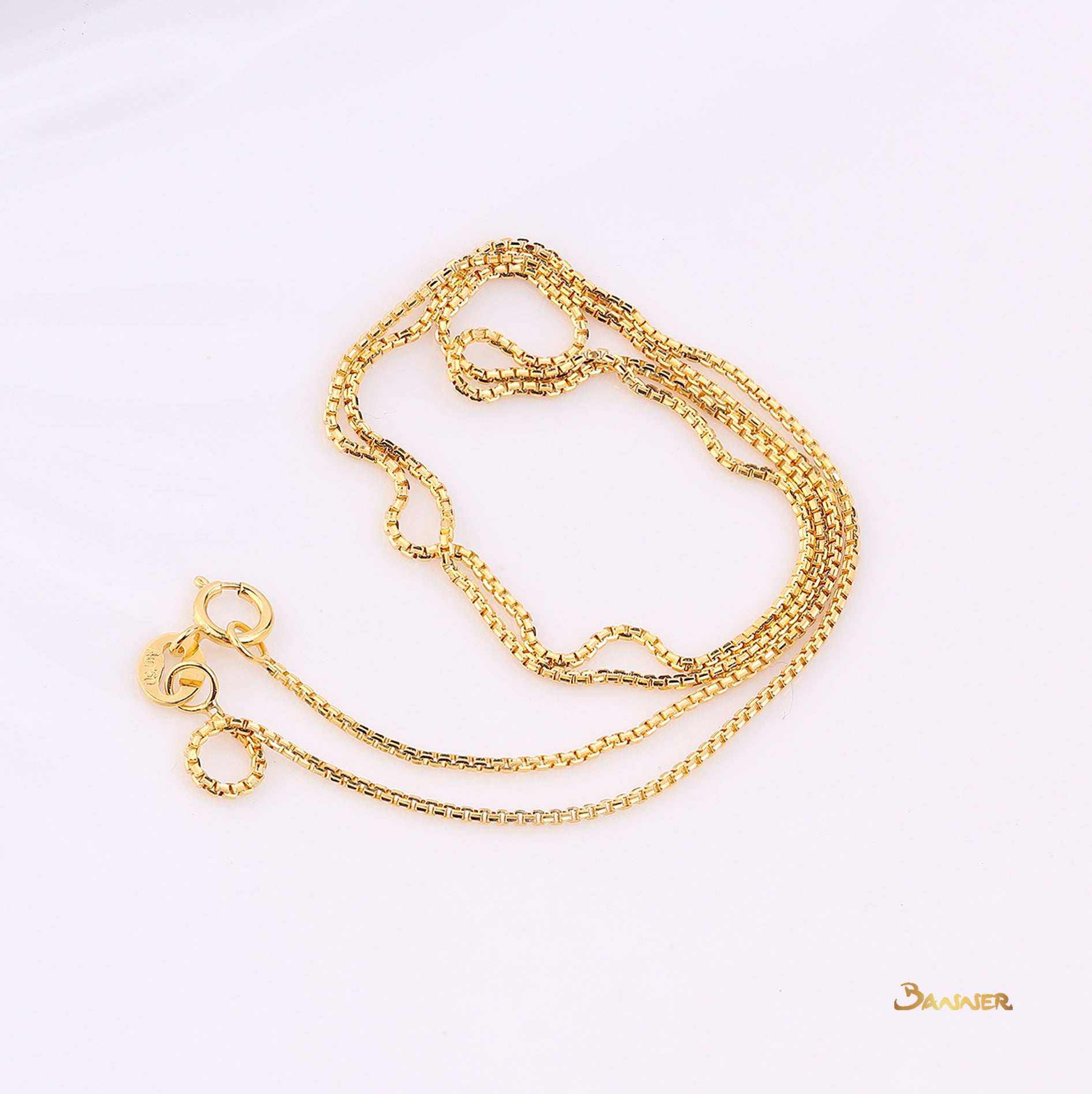 18k Yellow Gold Necklace (16 inches)