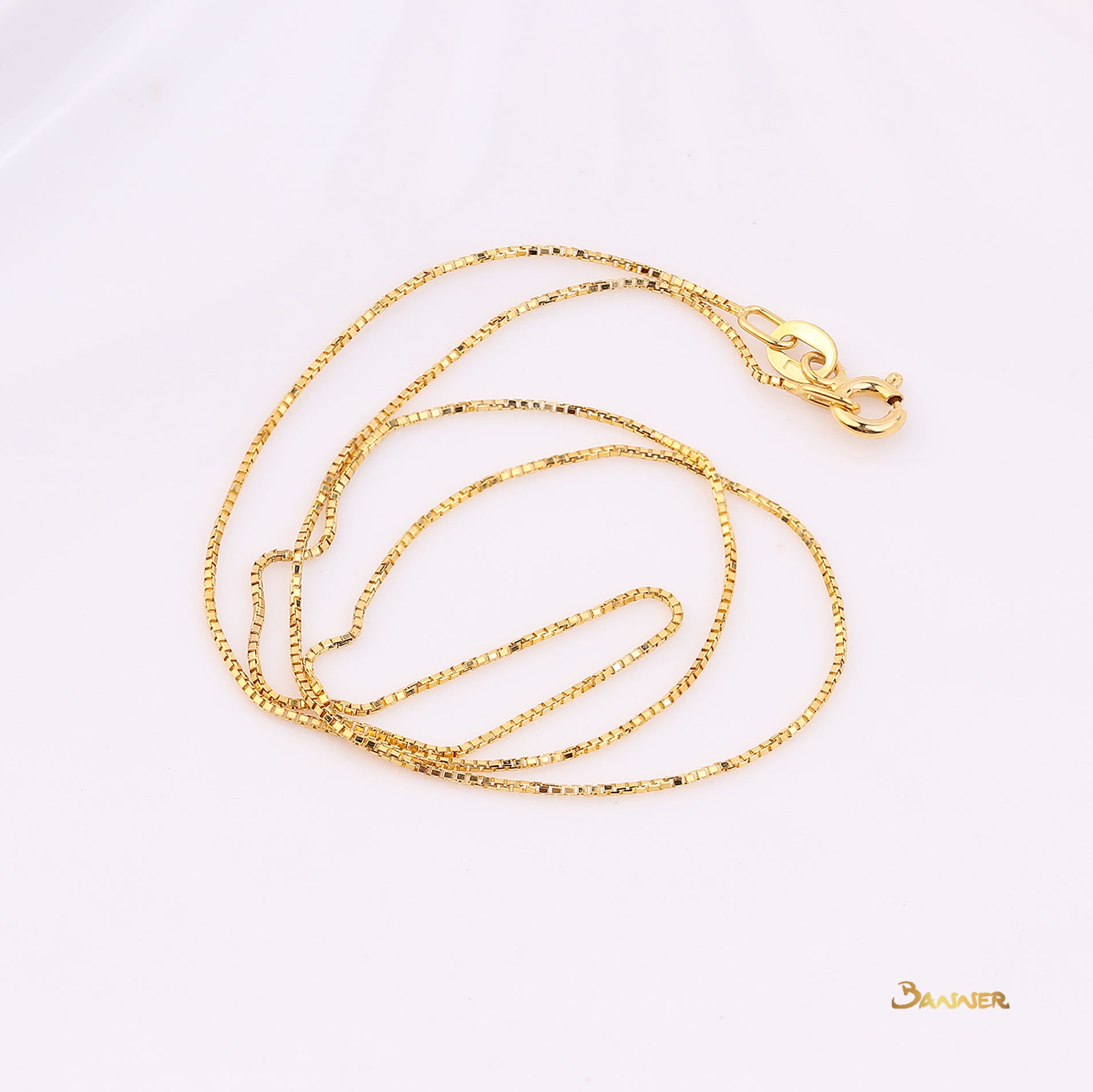 18k Yellow Gold Necklace (16 inches)