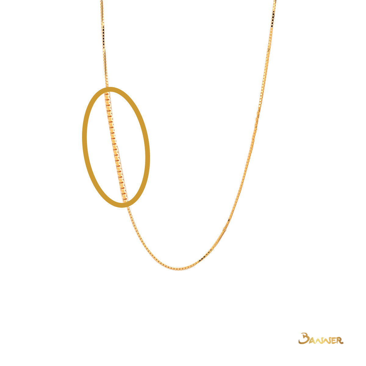 18k Yellow Gold Necklace (16 inches)