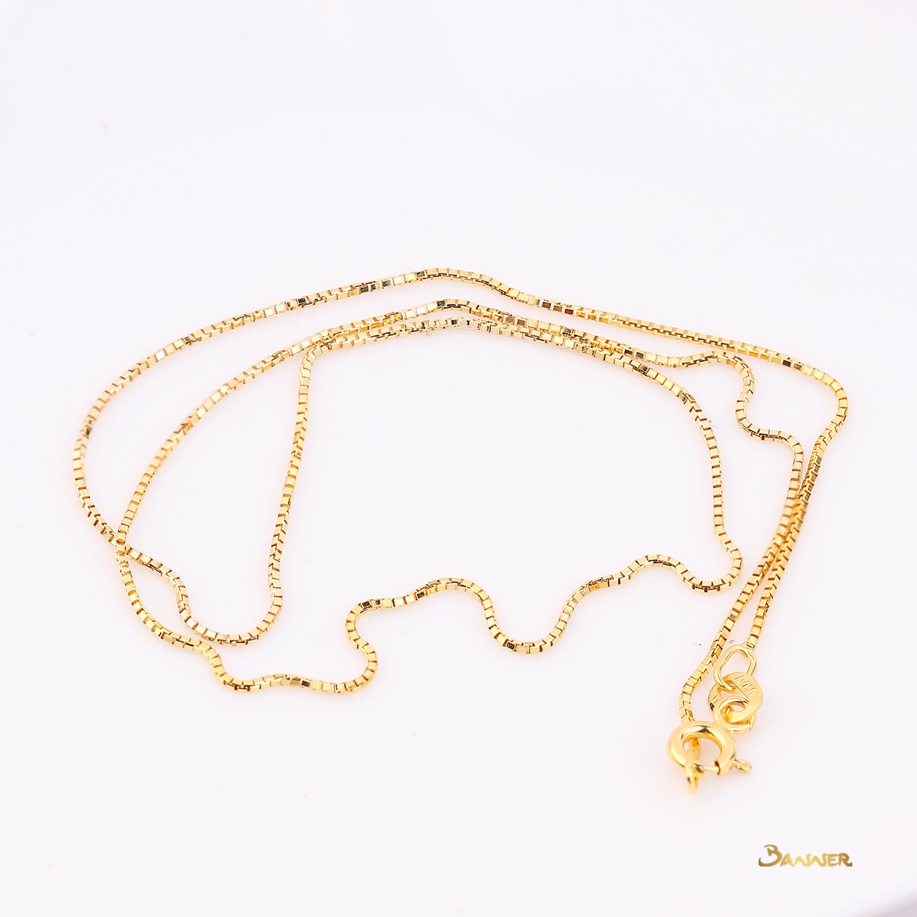 18k Yellow Gold Necklace (16 inches)