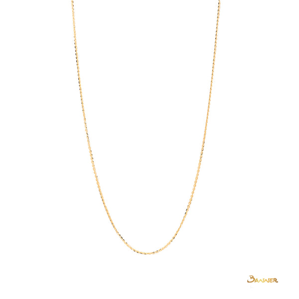 18k Yellow Gold Necklace (17 inches)