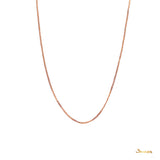 18k Yellow Gold Necklace(2 color)(16" - 18")