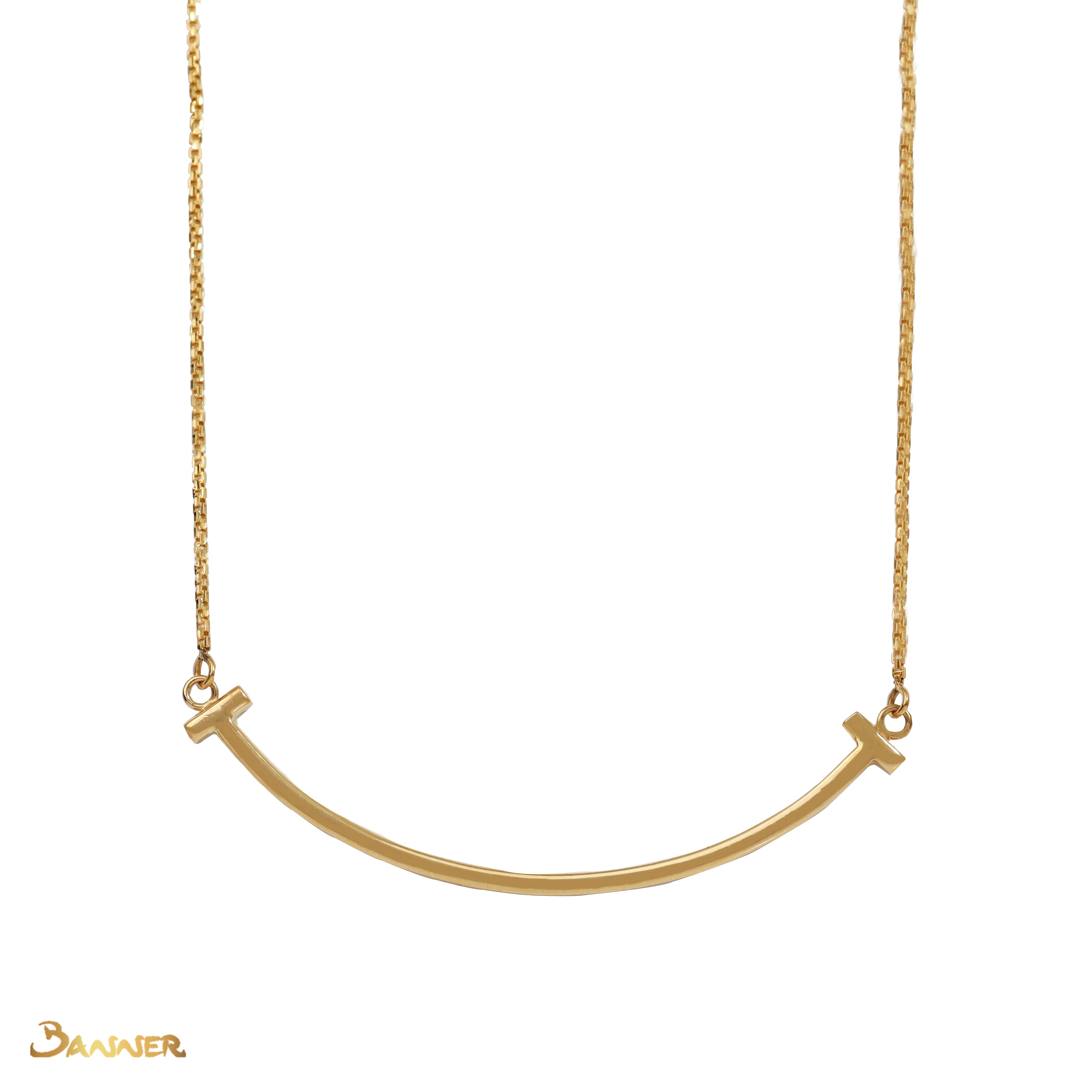 18k Smile Necklace