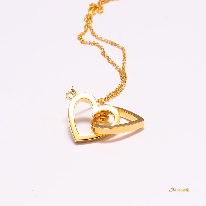 18k Yellow Gold Love Necklace