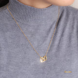 18k Yellow Gold Love Necklace