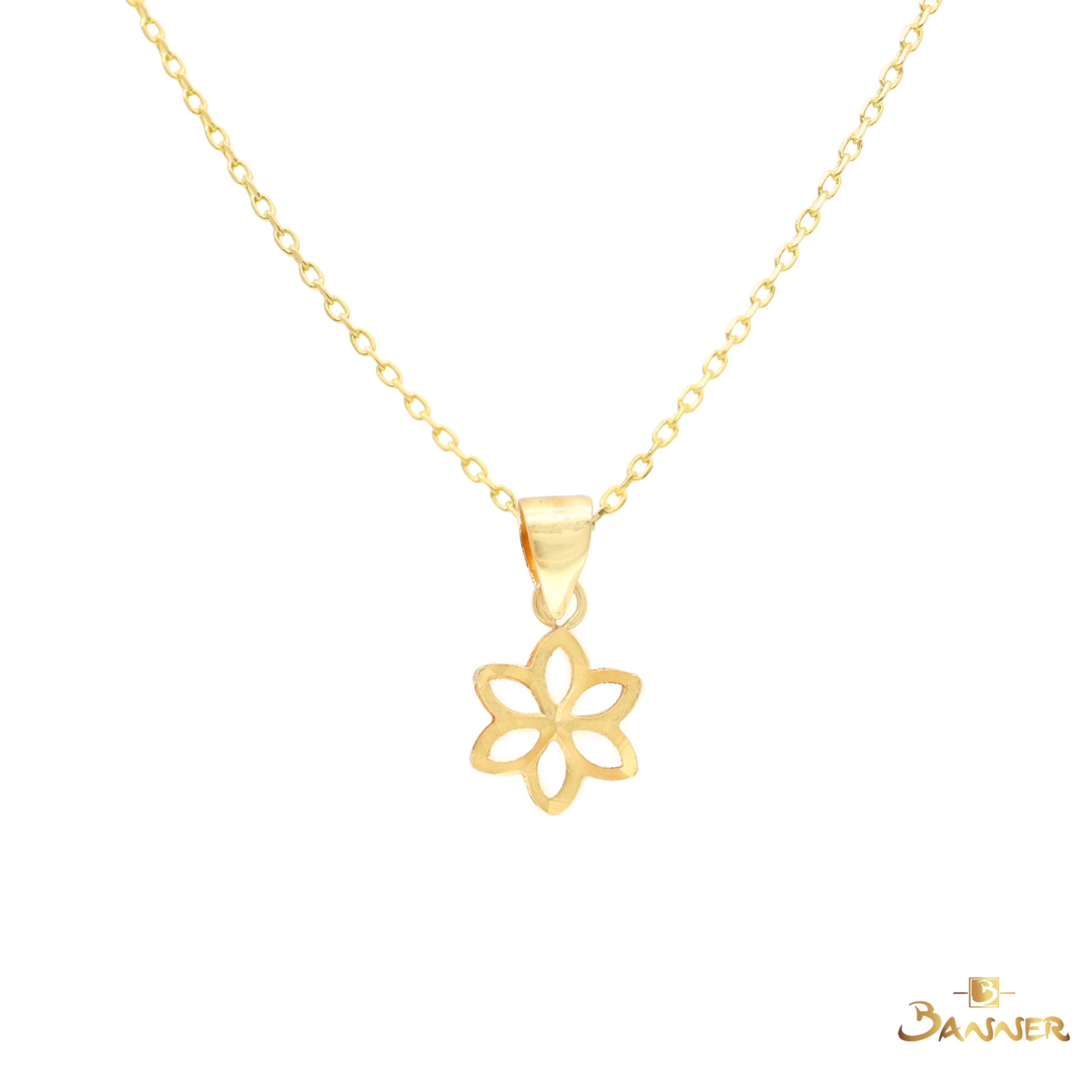 18K Yellow Gold Pendant