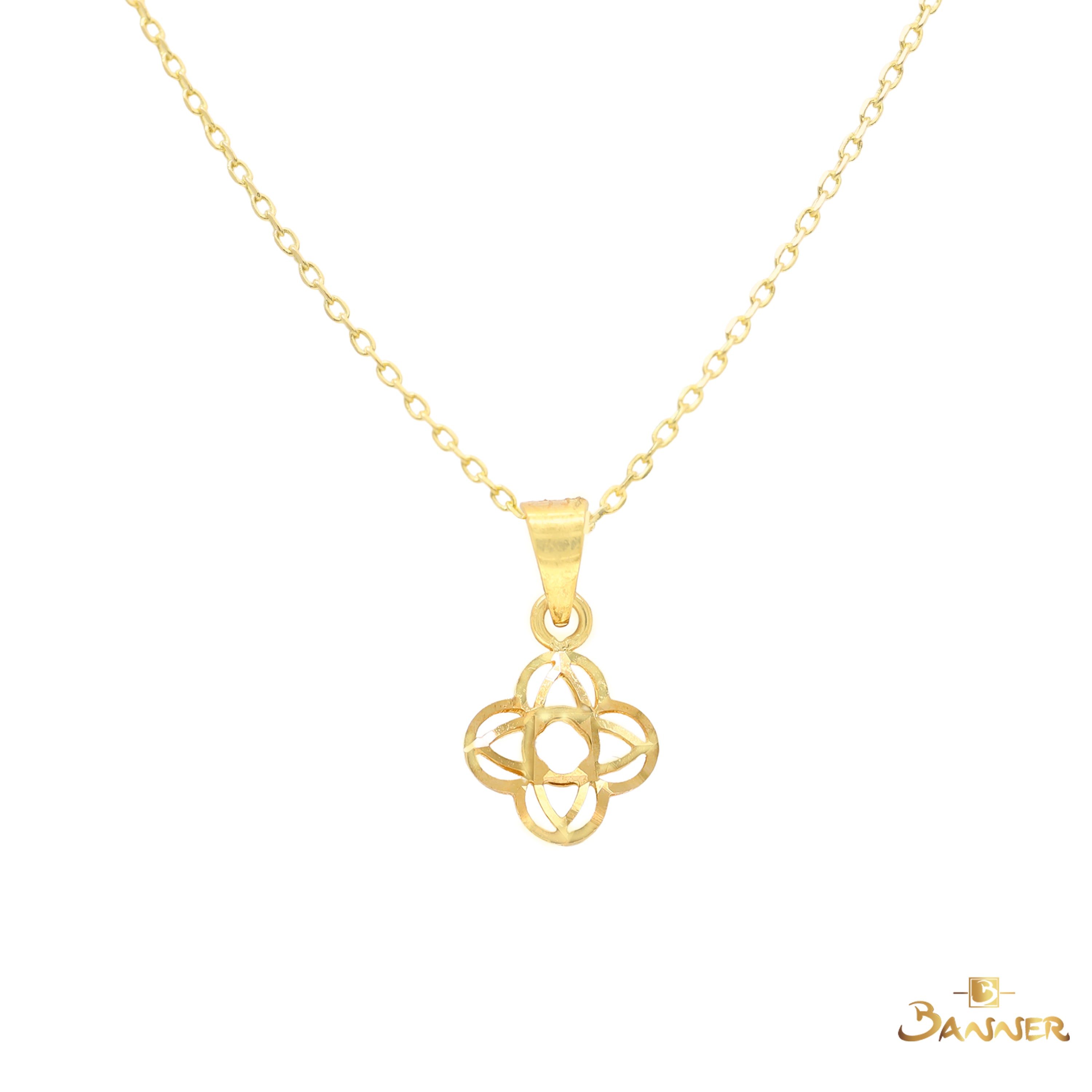 18K Yellow Gold Pendant