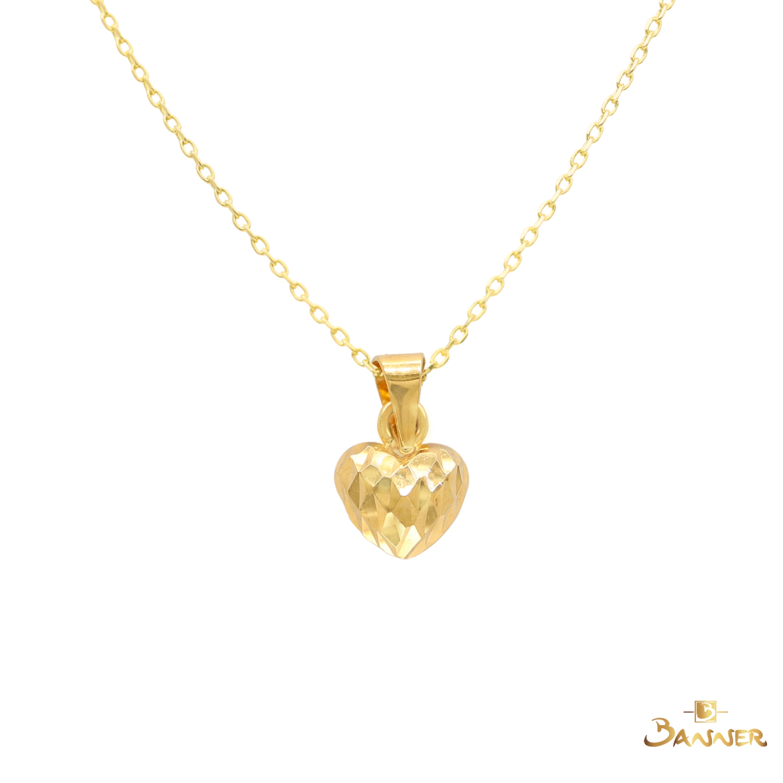 18K Yellow Gold Pendant