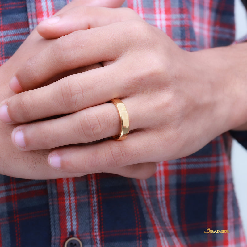 23k Gold Engagement Ring(Men)