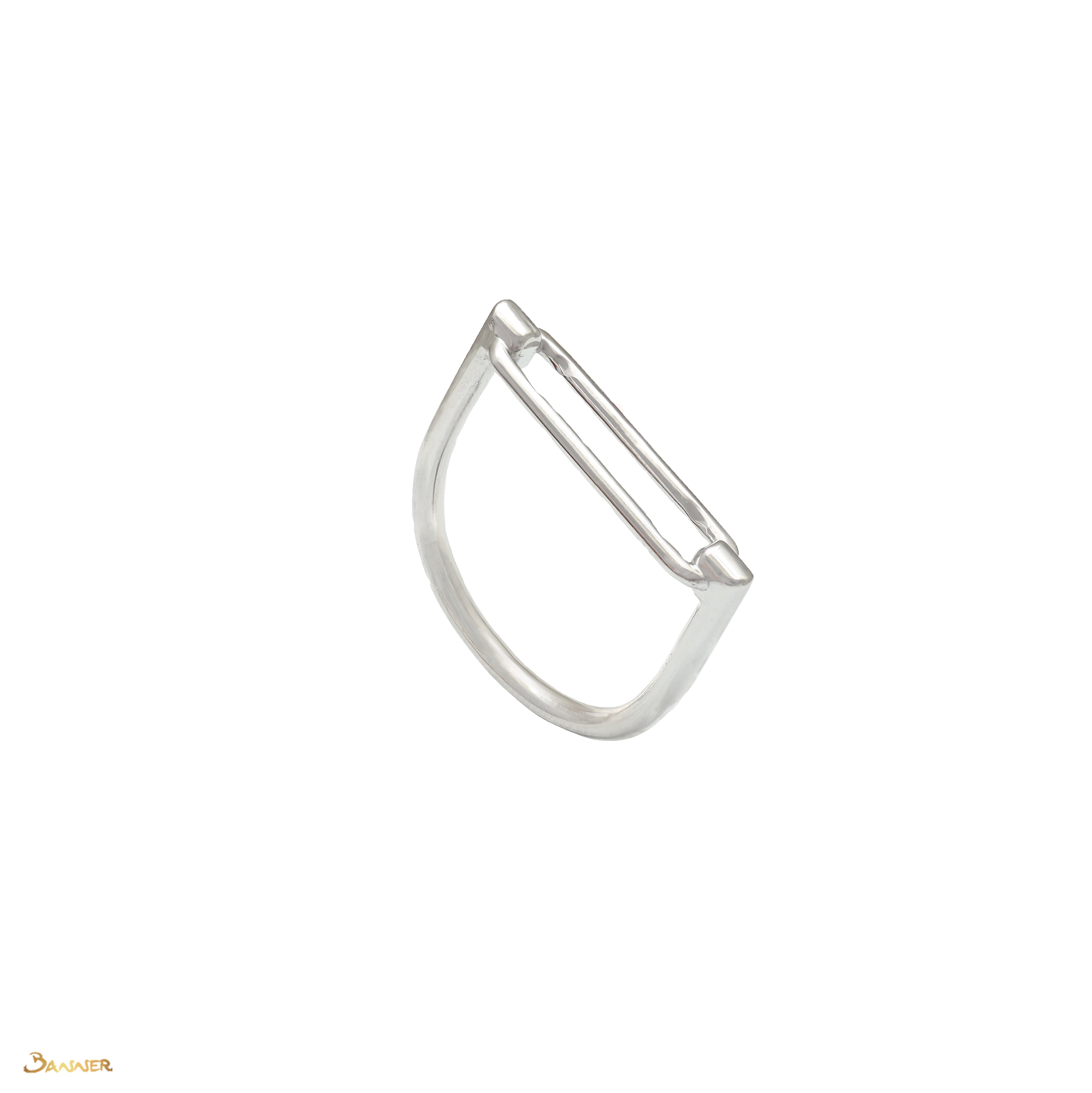 18k Gold Oval Link Ring