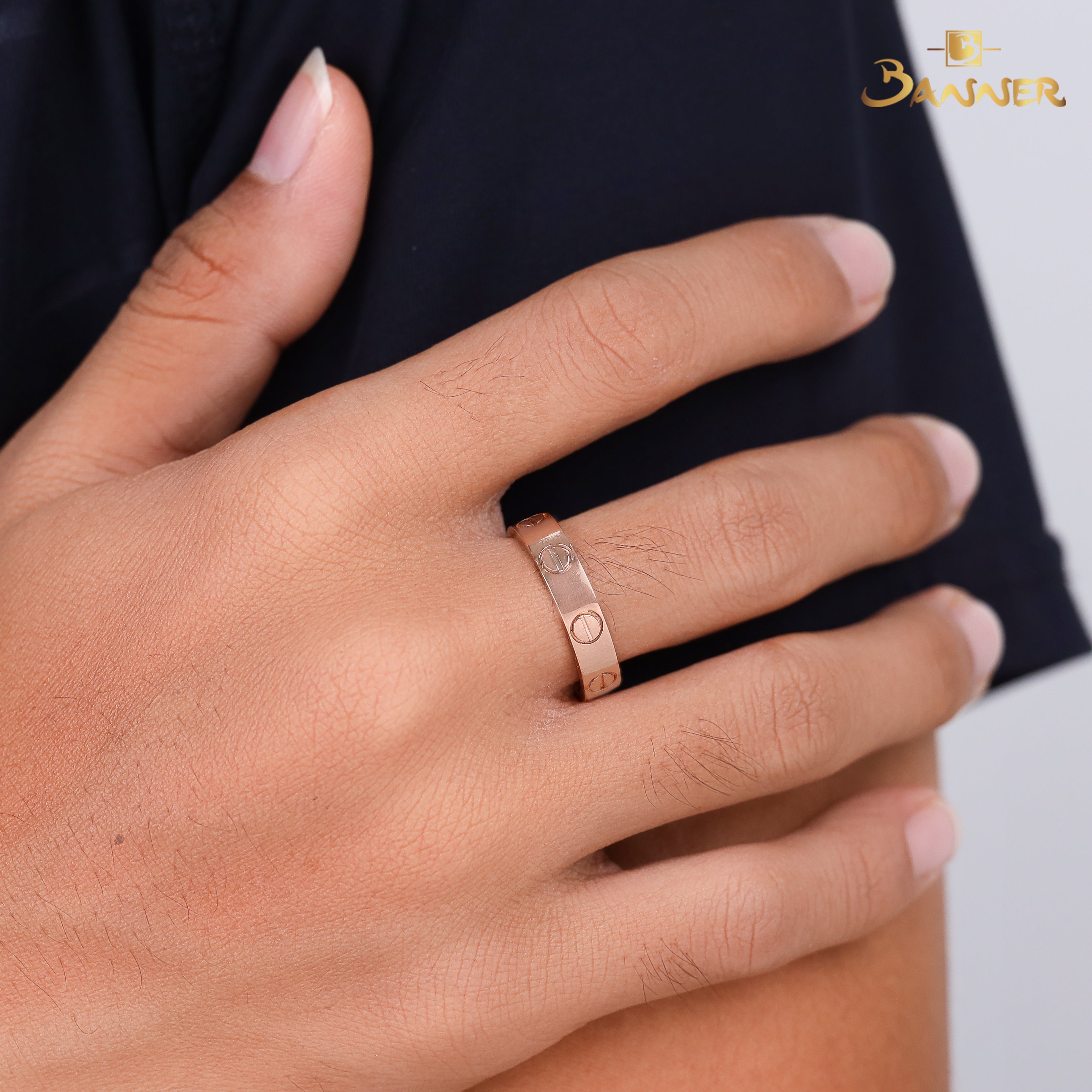 18k Rose Gold Cartier Ring