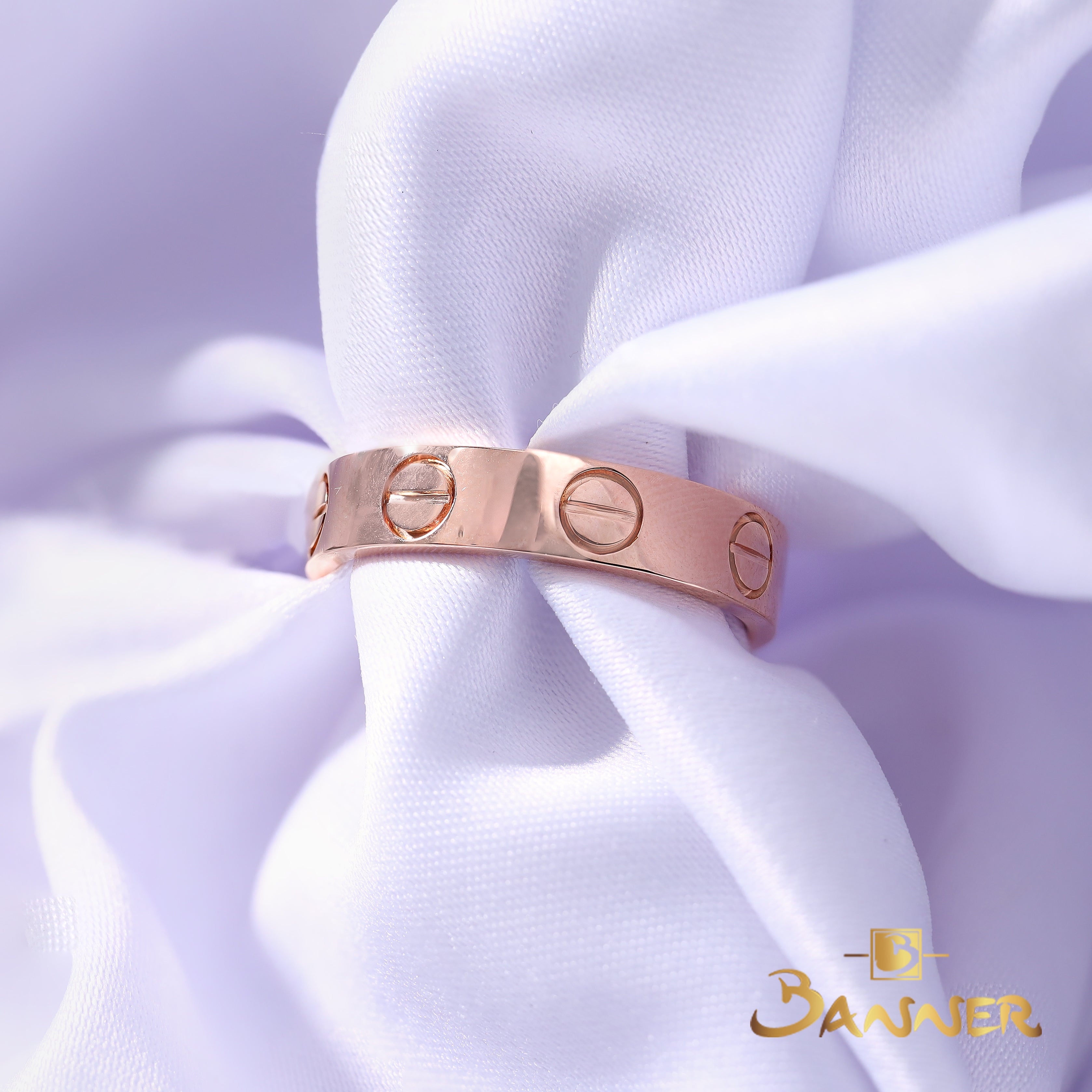 18k Rose Gold Cartier Ring