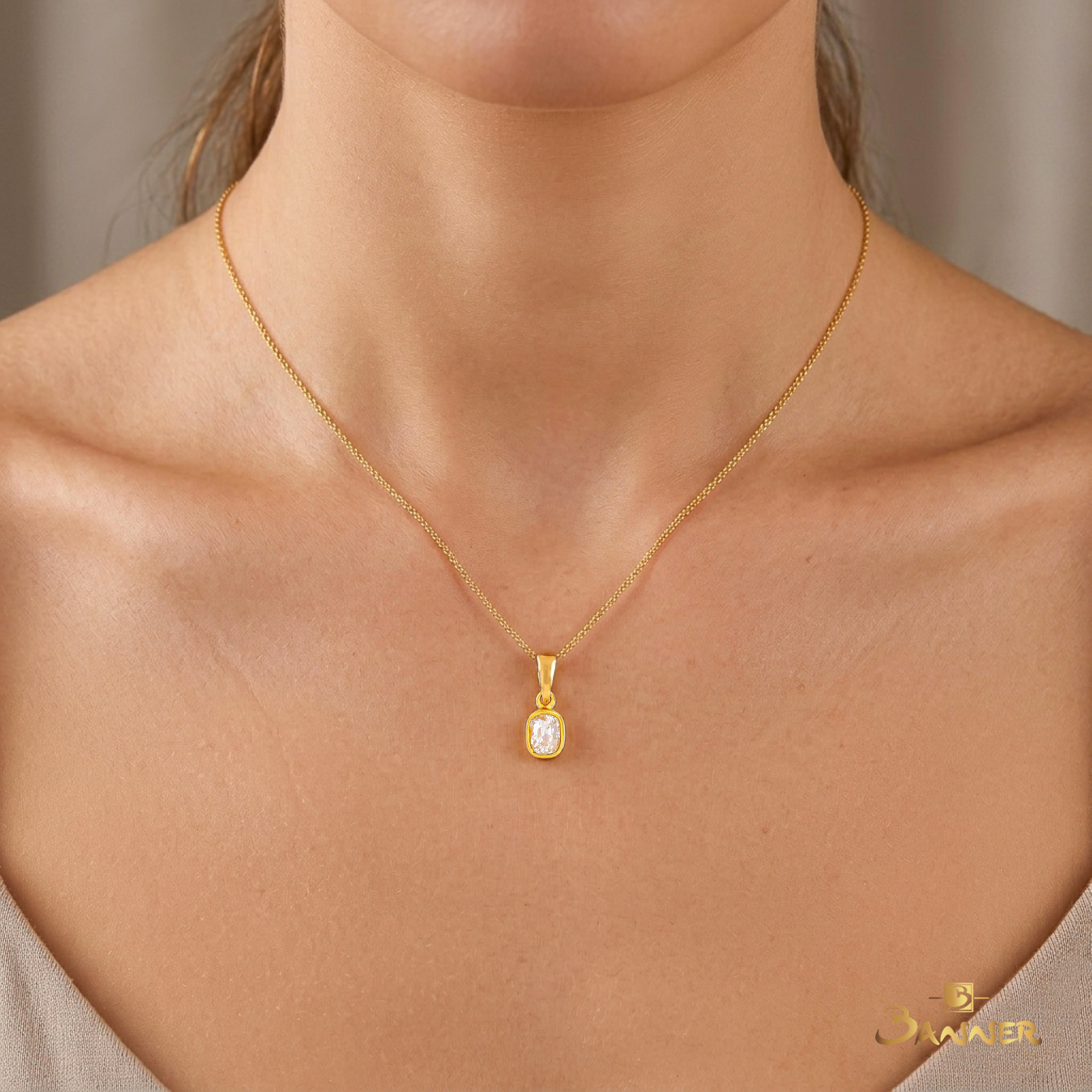 Yellow Sapphire Petite Pendant