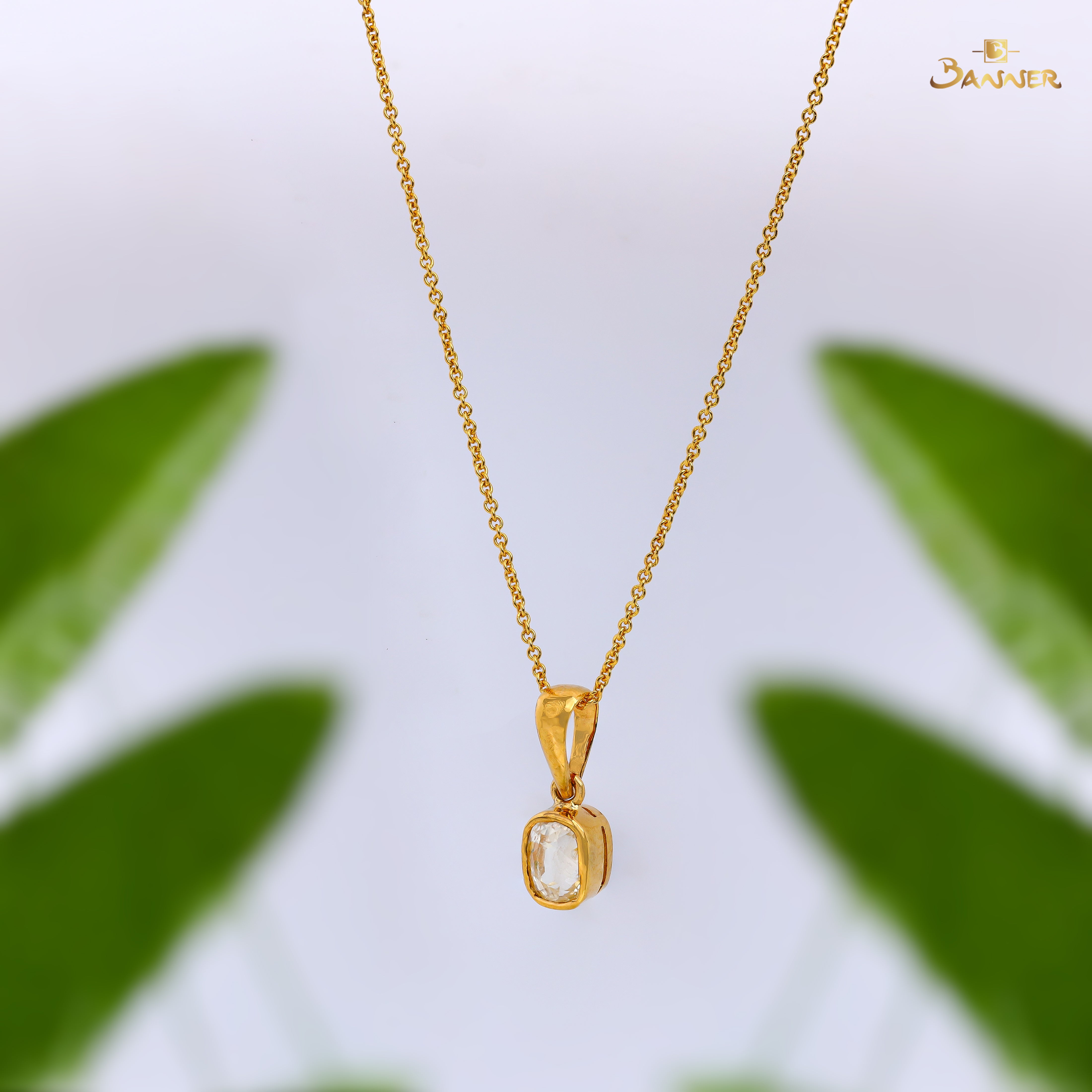 Yellow Sapphire Petite Pendant