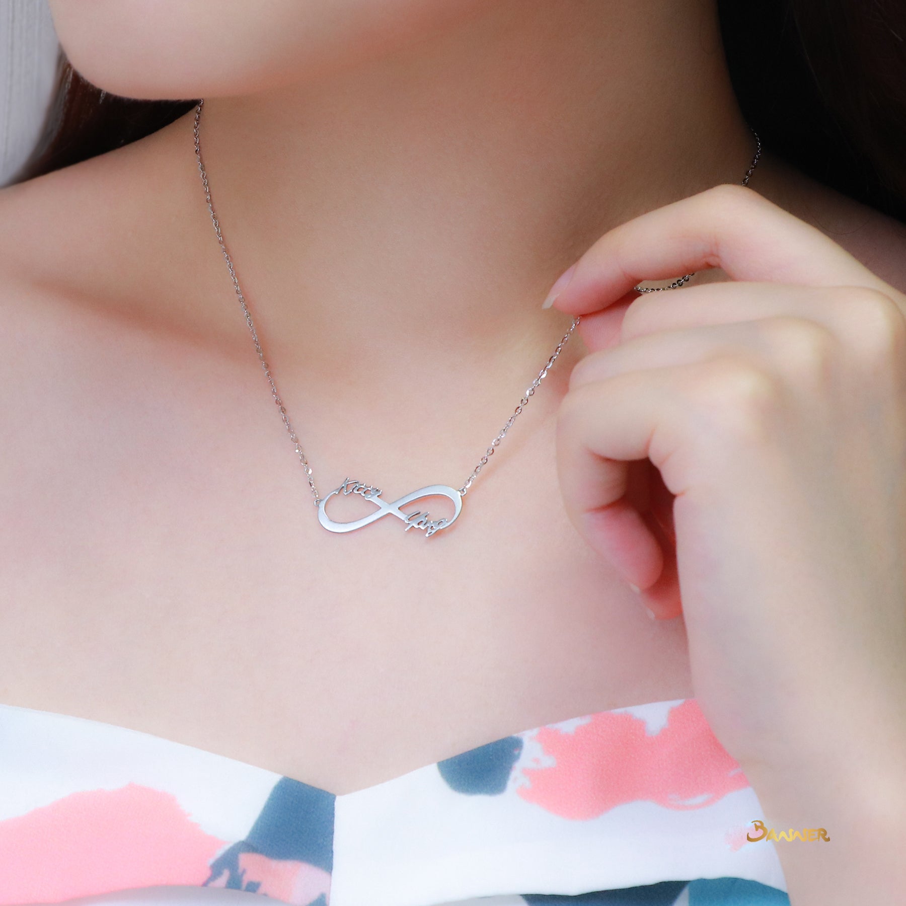 Customizable Infinity Necklace