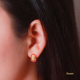 Ruby  Earrings
