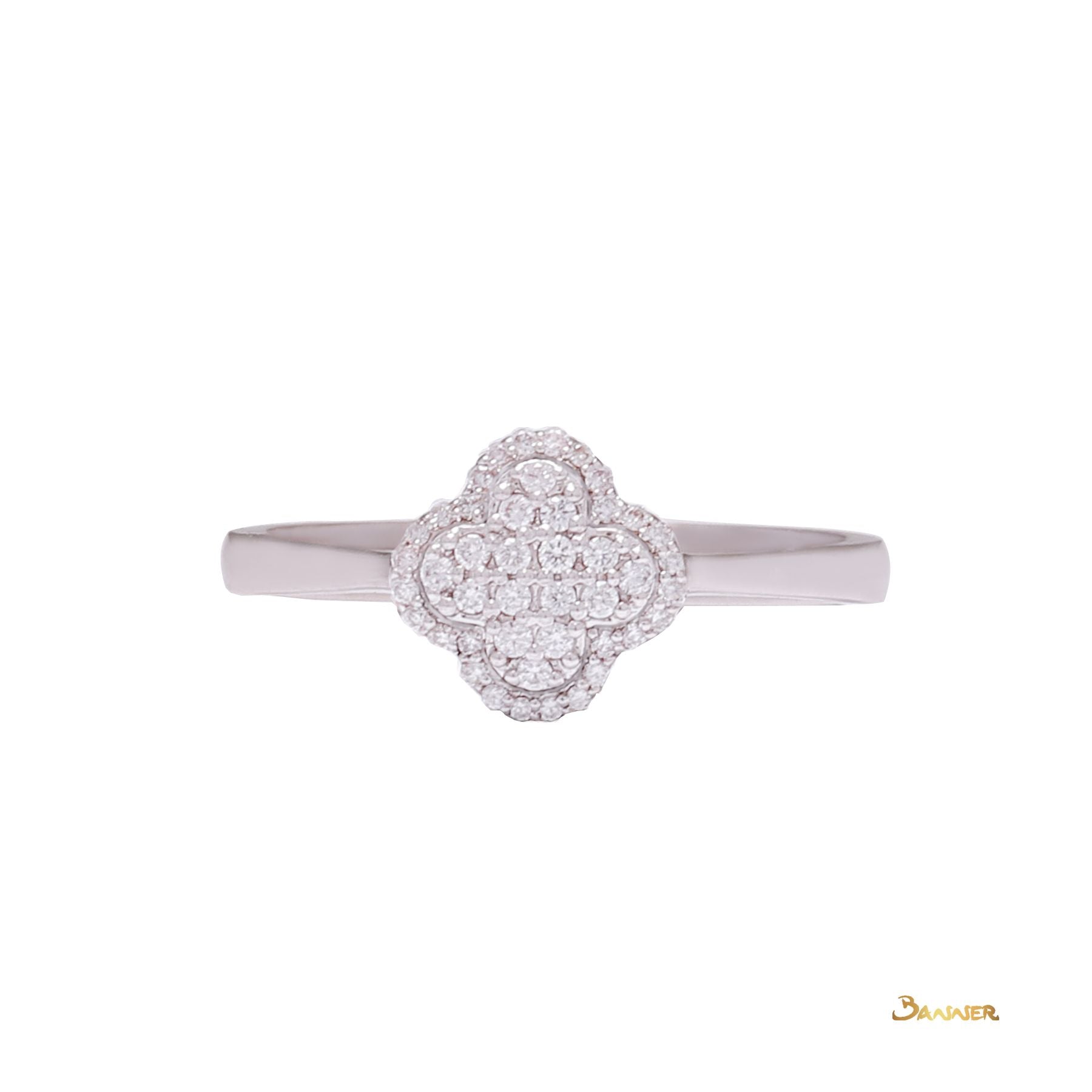 Diamond Clover Ring