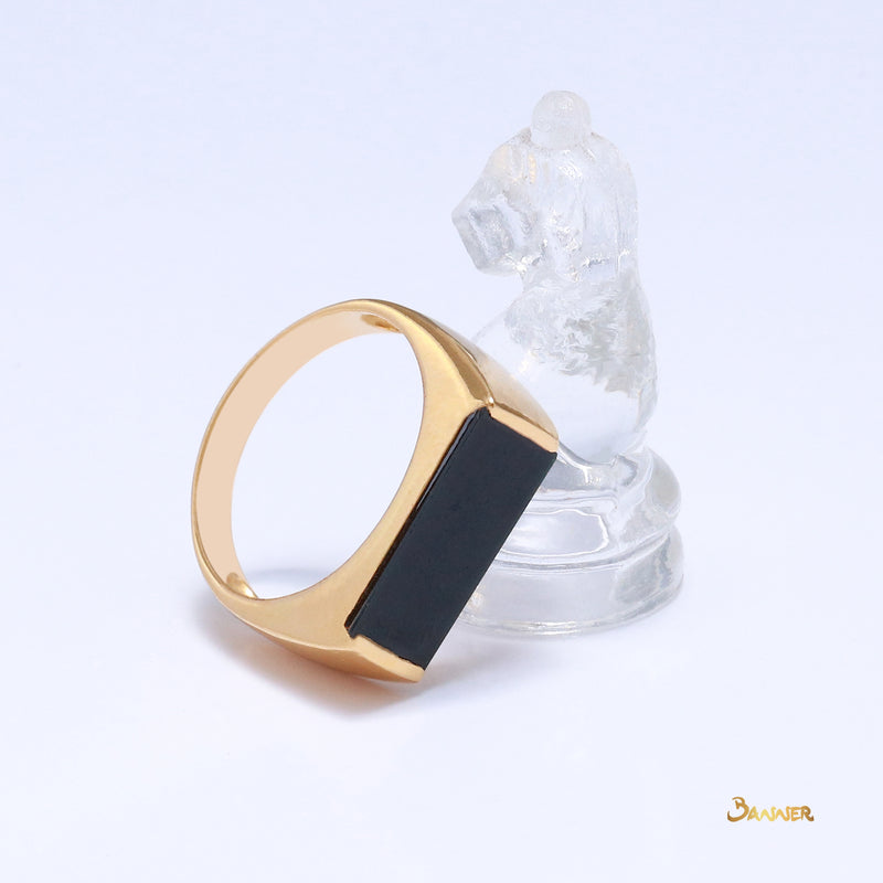 Black Jade Men's Ring