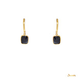 Black Tourmaline Dangle Earrings