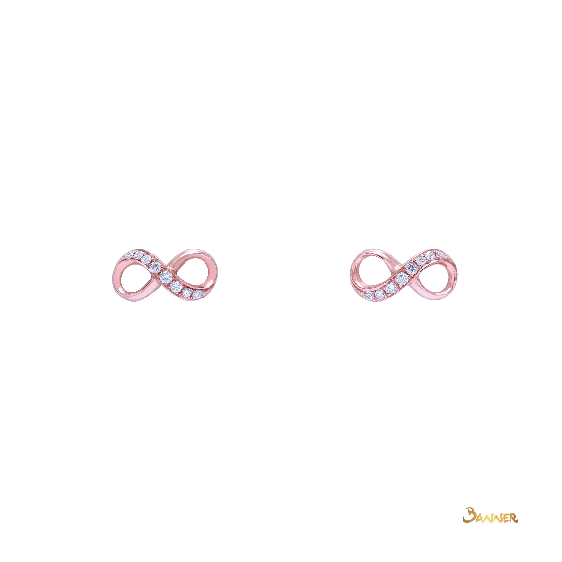 Diamond Infinity Earrings