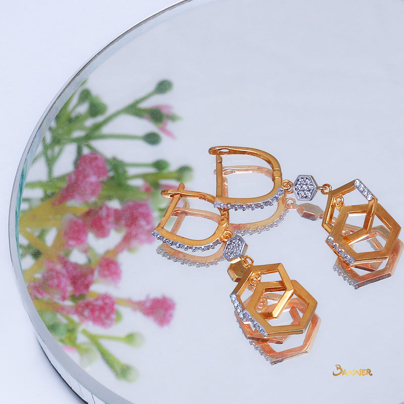 Diamond Infinity Dangling Earrings (0.19 ct. t.w.)