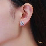 Diamond Flower-shaped 3-way Earrings(0.41 ct. t.w.)