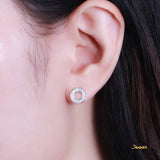 Diamond Circle Earrings (0.22 ct. t.w.)