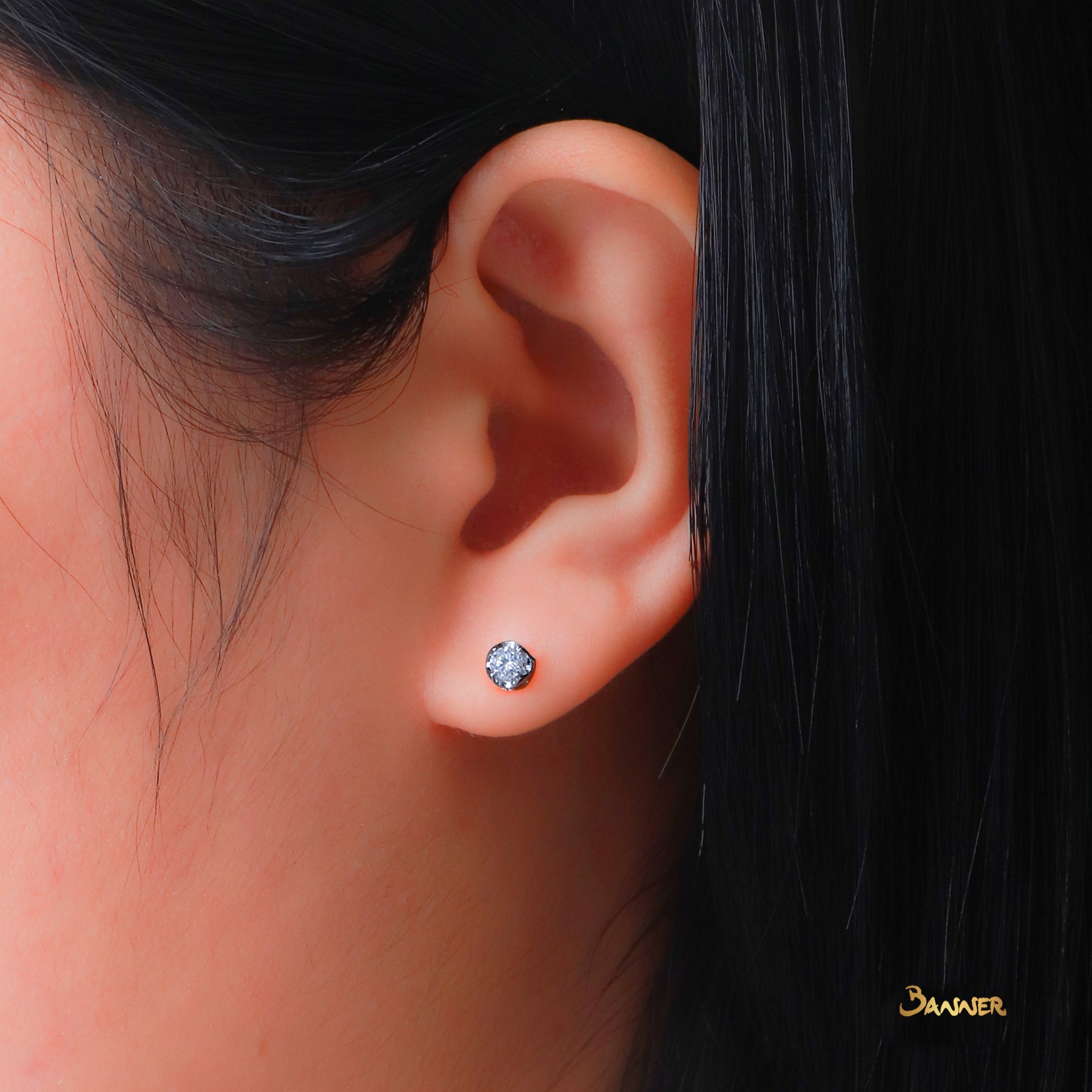 Diamond Stud Earrings