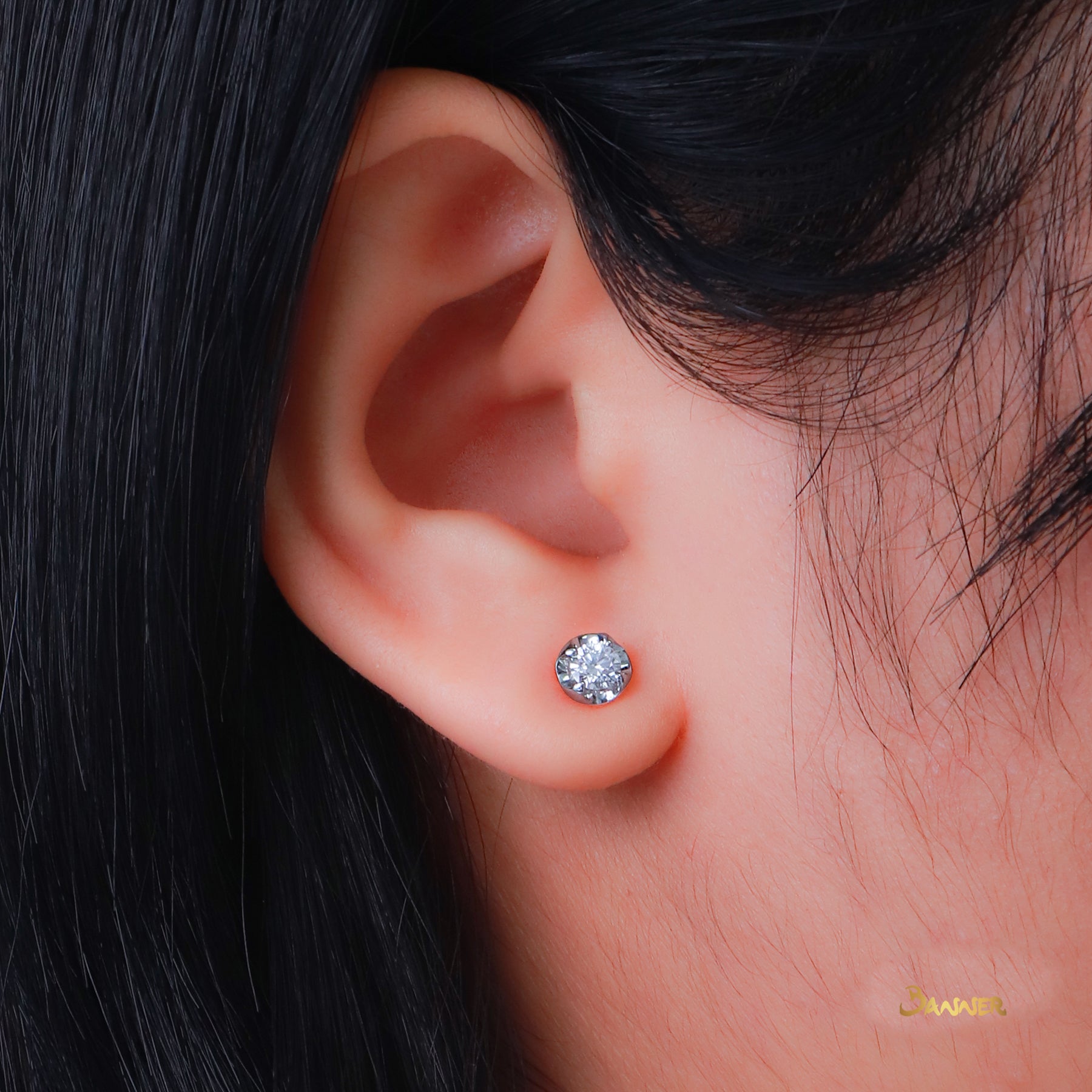 Diamond Stud Earrings