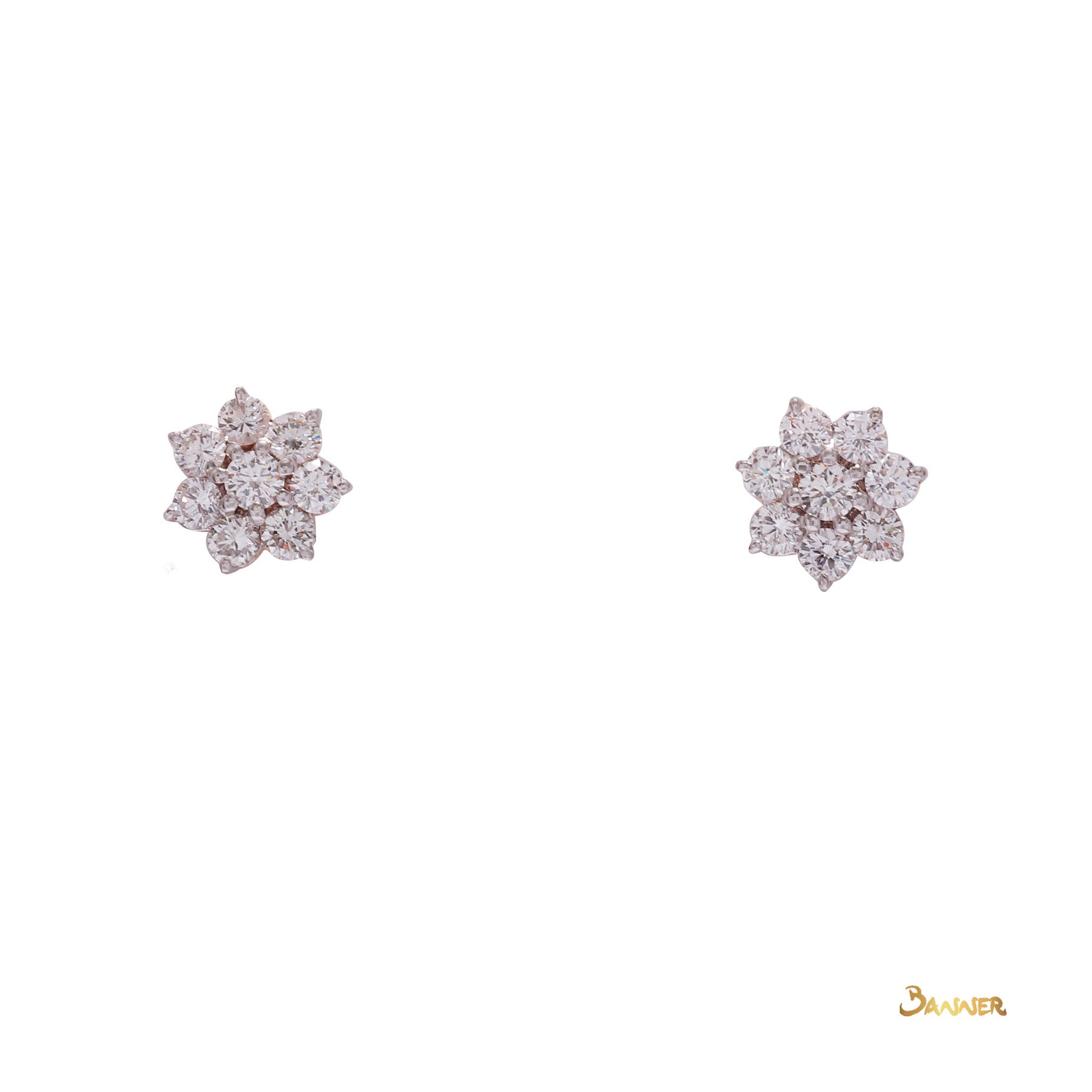 Diamond Chel Earrings ( 2.11 cts . t.w )