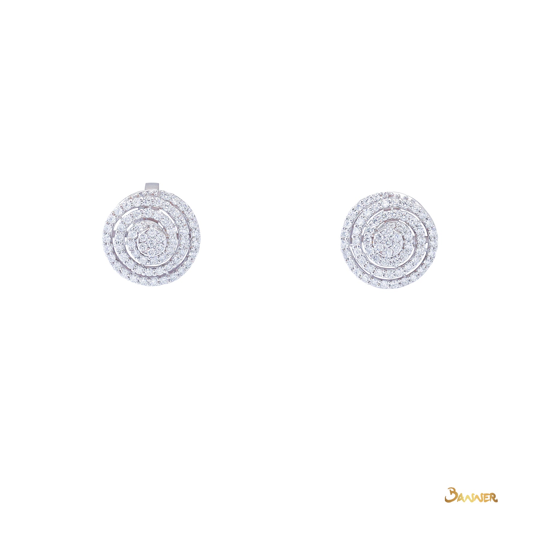 Diamond Crul Earrings (1.4 cts t.w)