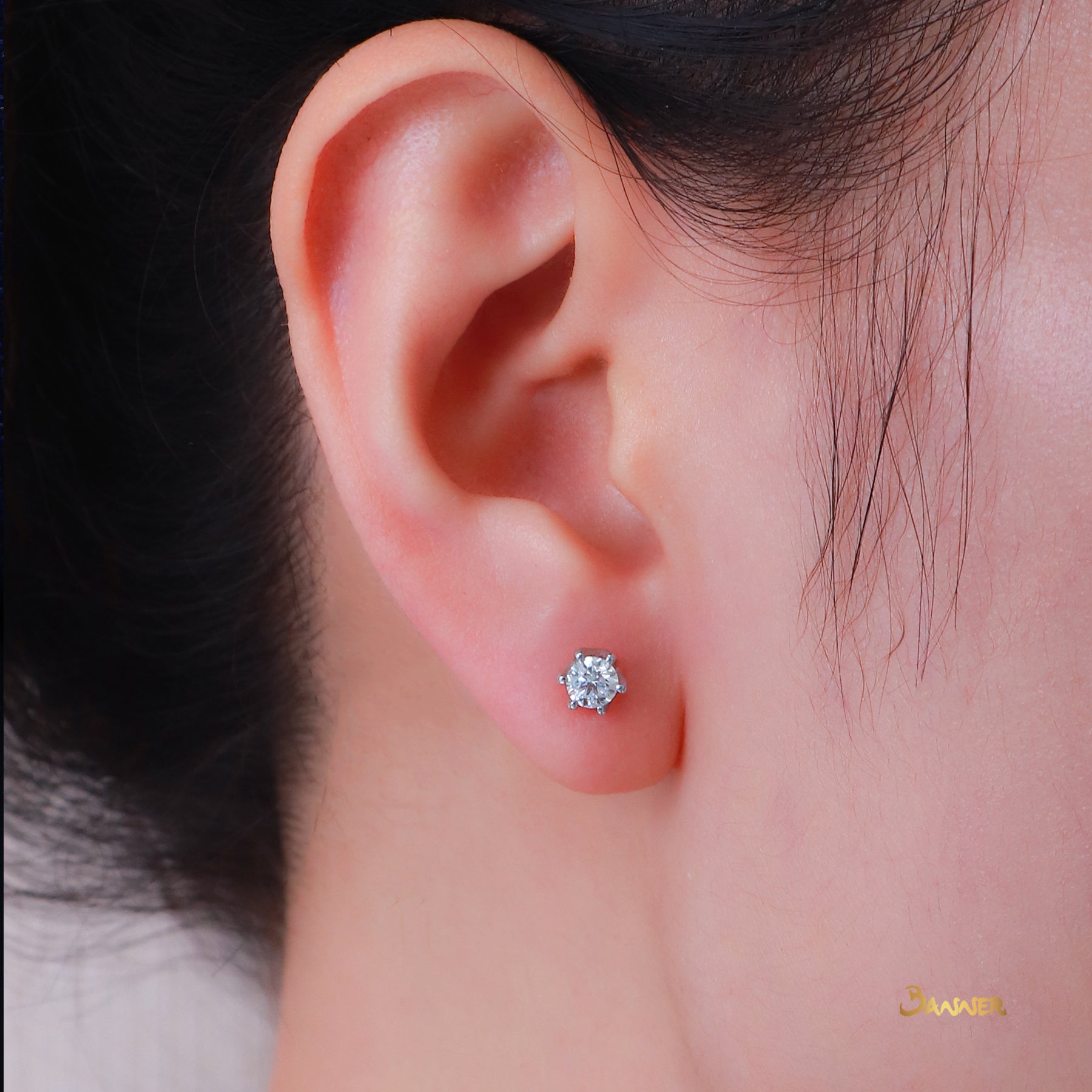 Diamond Stud Earrings