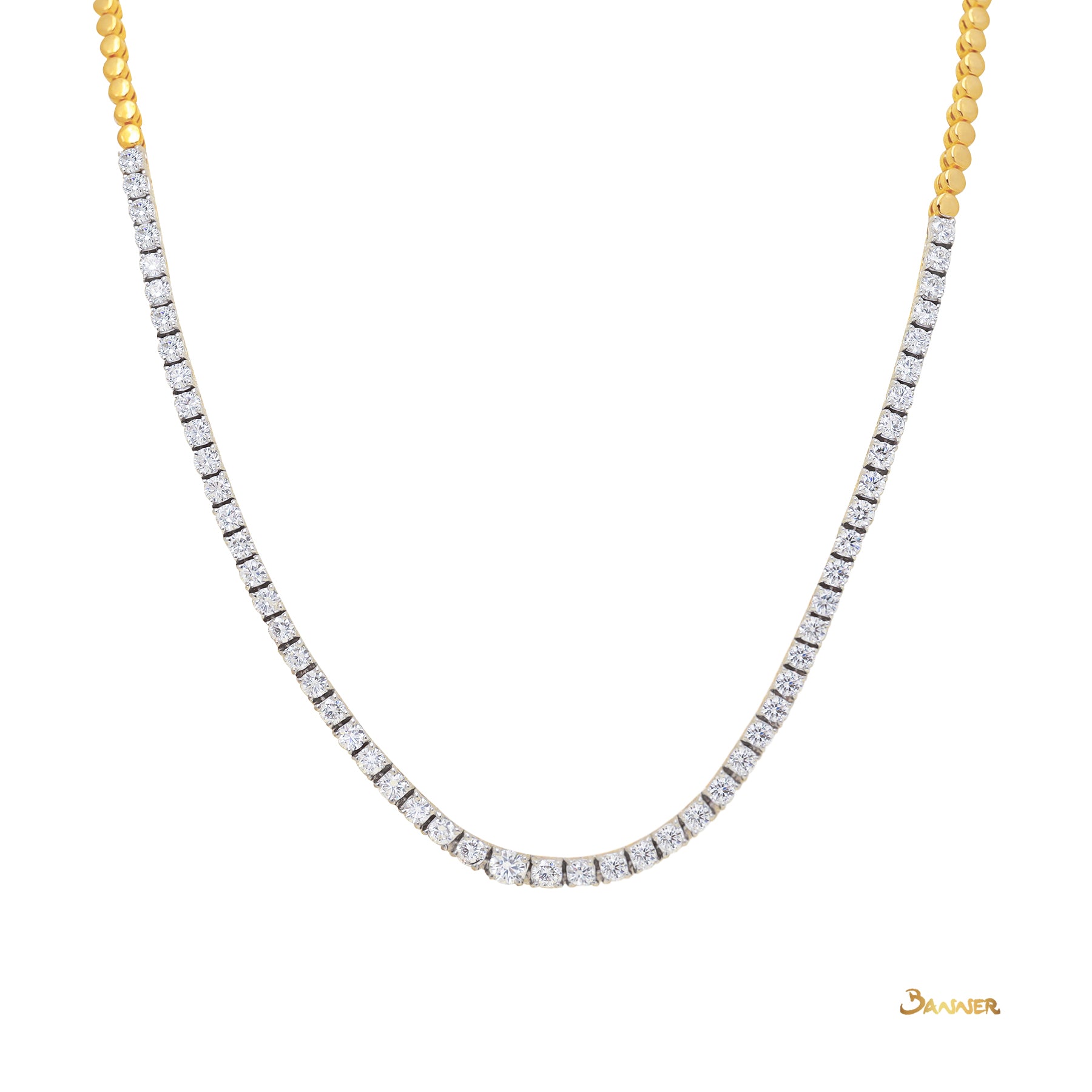 Diamond Solitaire Necklace ( 6.39 c.t.s )