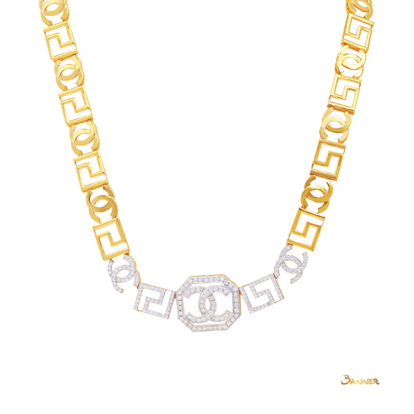Diamond Chanel Necklace ( 2.145 c.t.s )