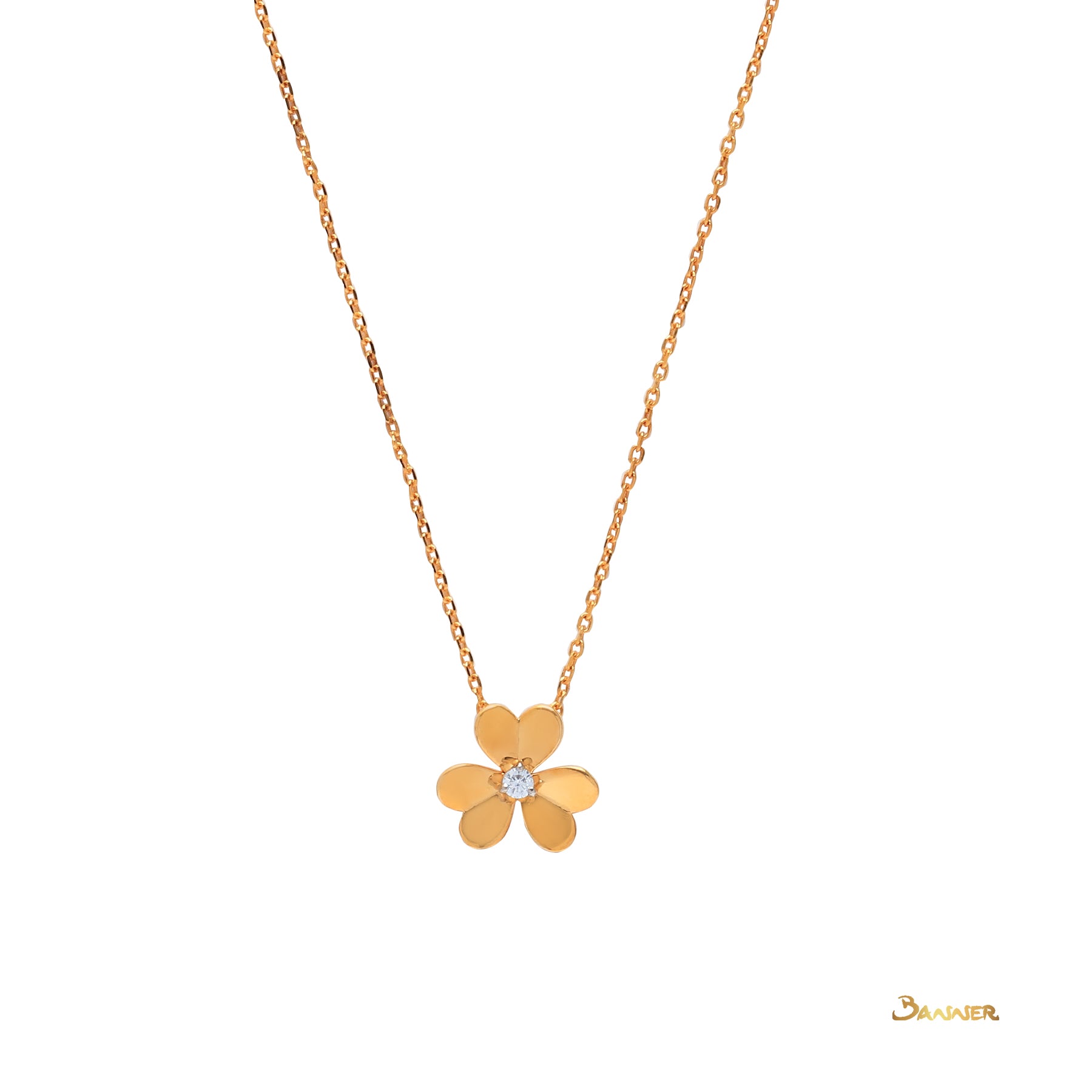 Diamond Clover Necklace