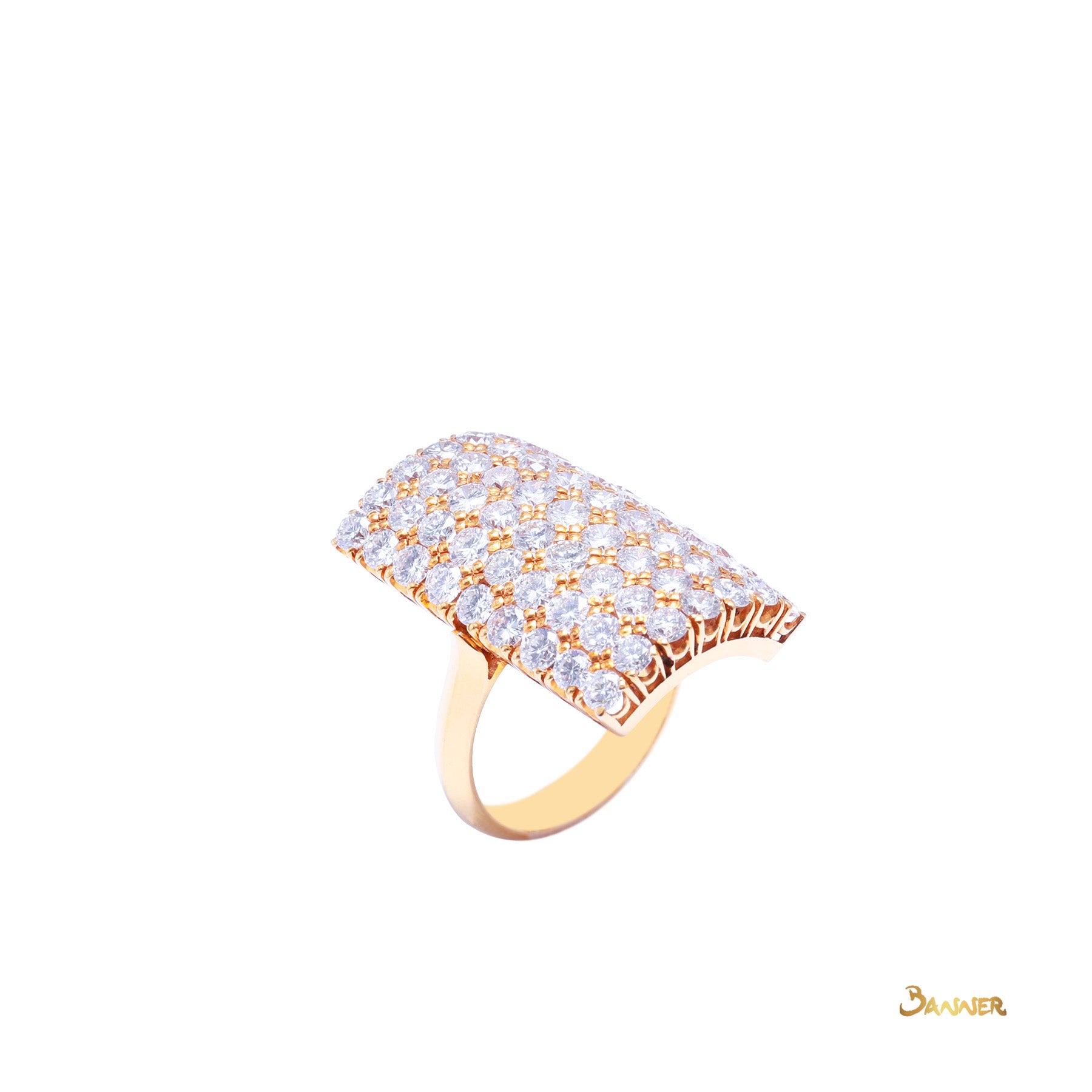 Diamond Checkered Ring (5.72 cts. t.w.)