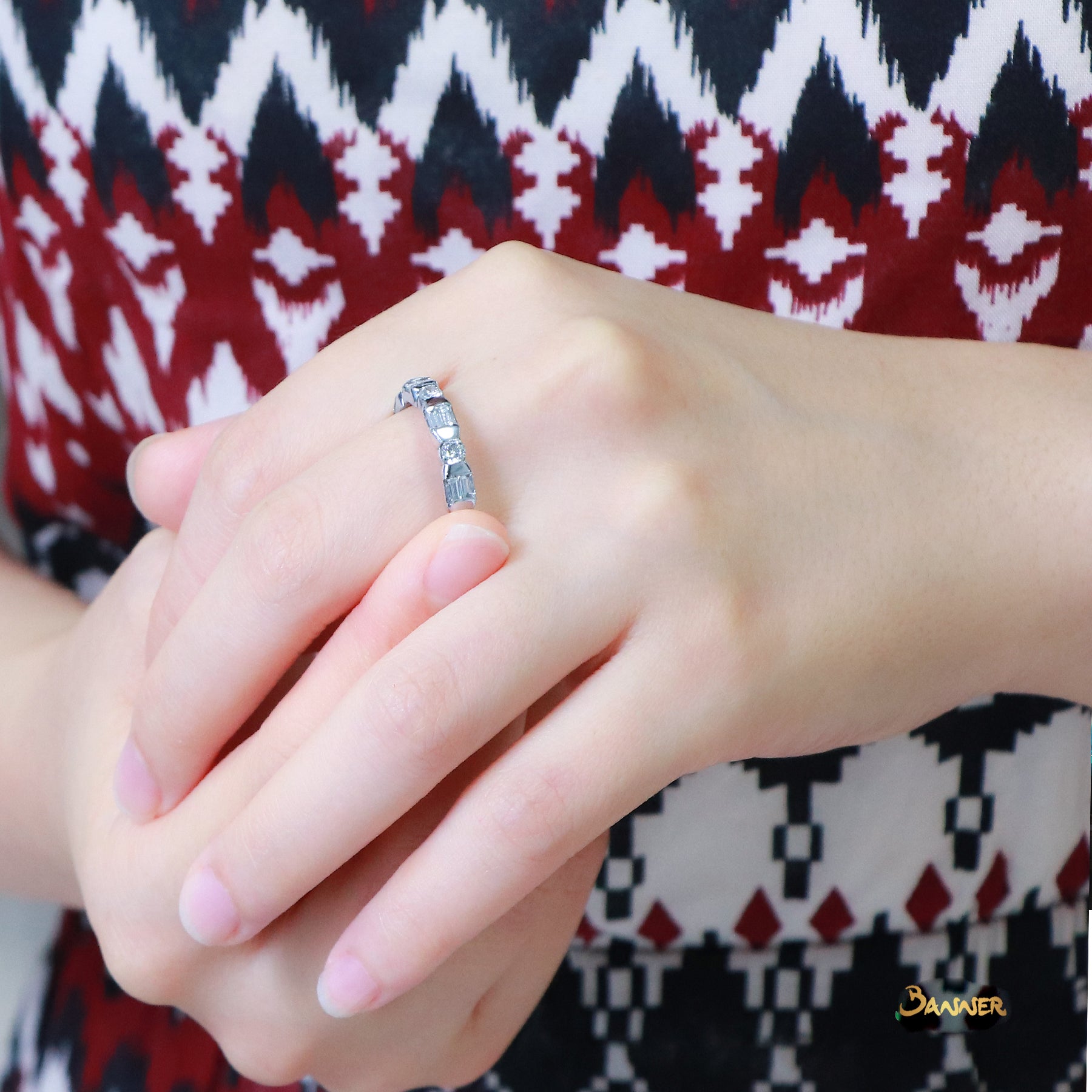 Baguette and Round-cut Diamonds Ring (2.60 ct. t.w.)